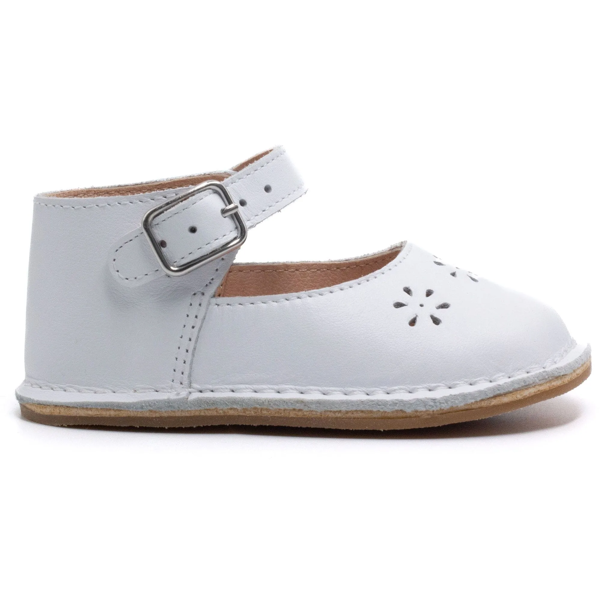 Chausson bébé fille Blanc BONI JOY