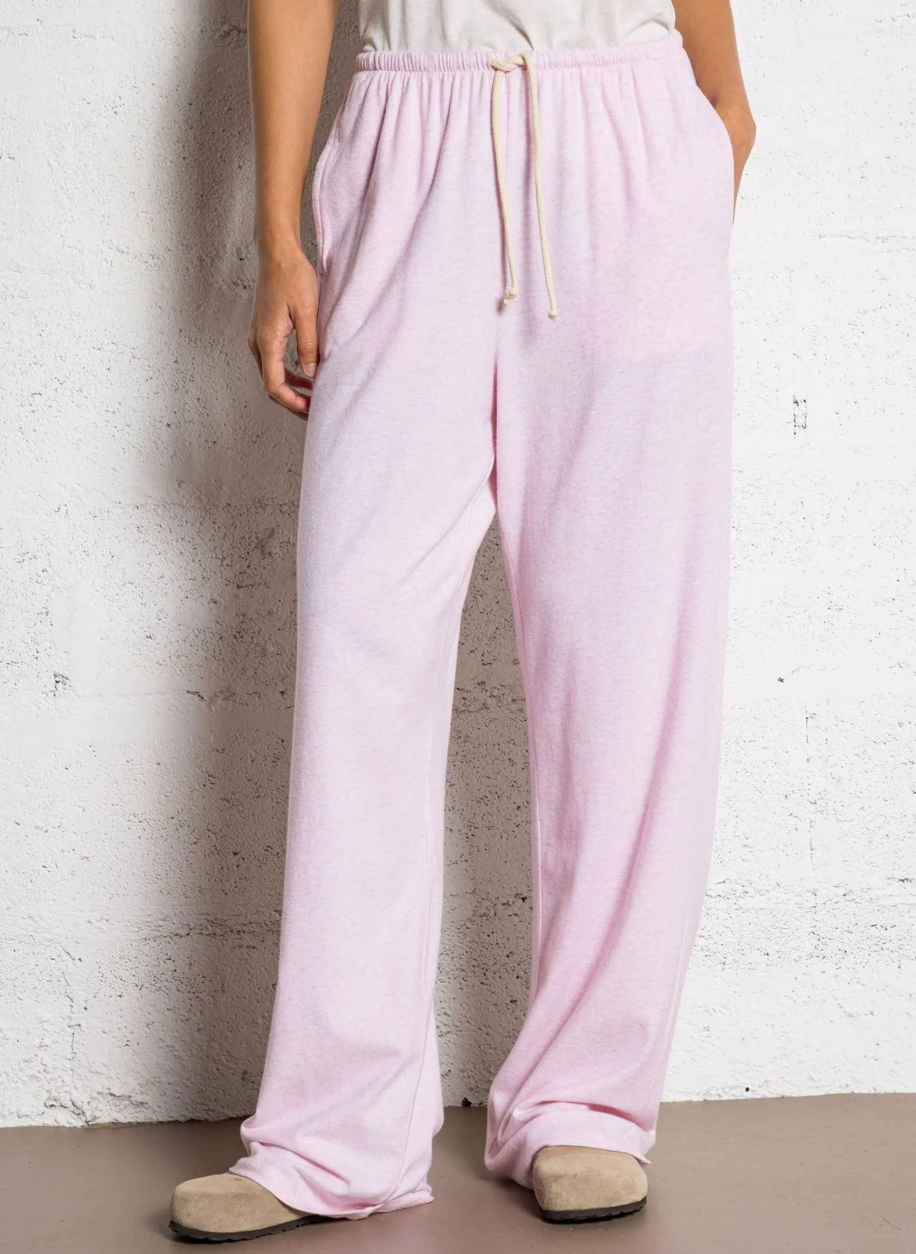 Jogging en coton mélangé Rose YPAWOOD