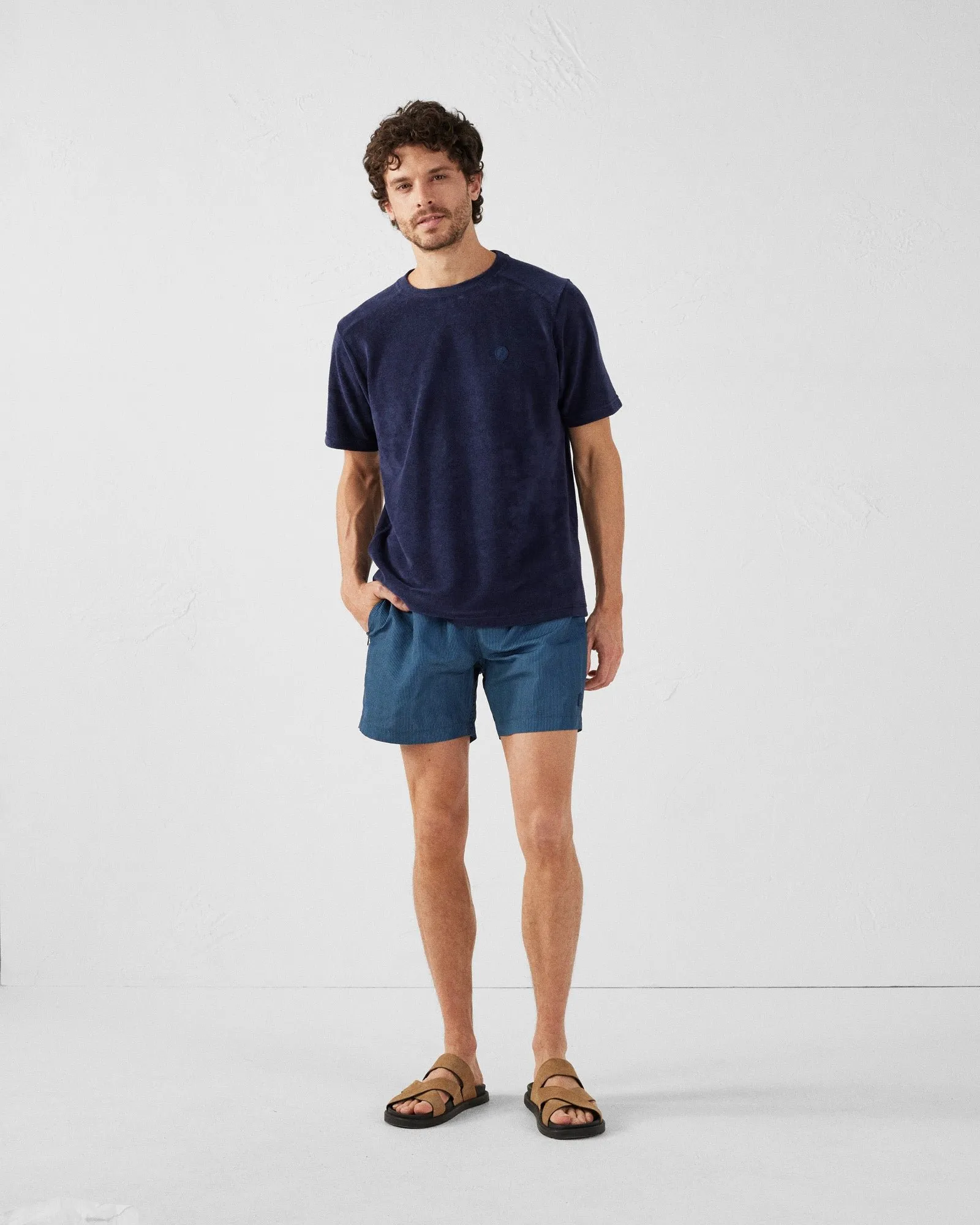 Maillot de bain niolon stripe Bleu