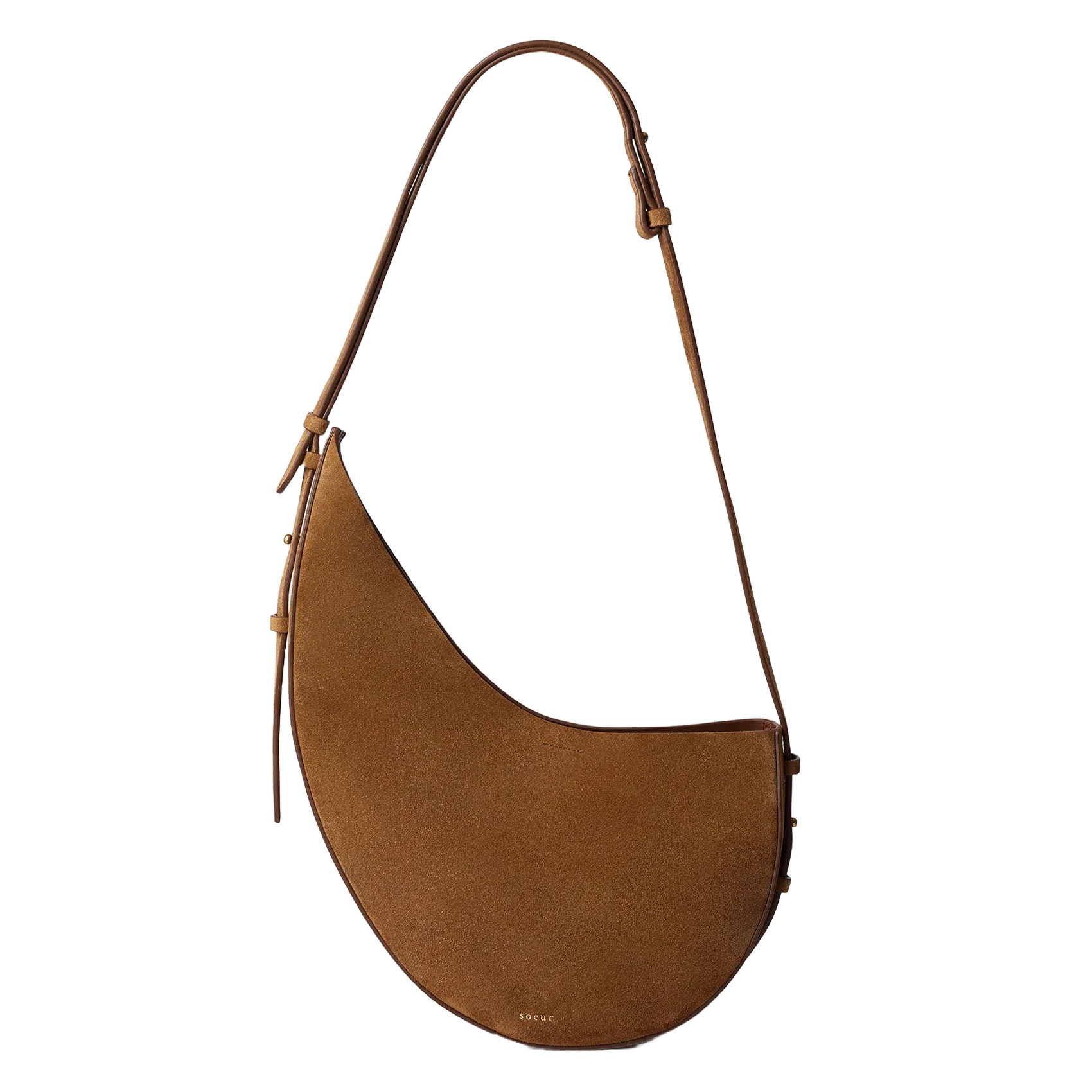 Sac bandoulière en cuir Marron WINONA