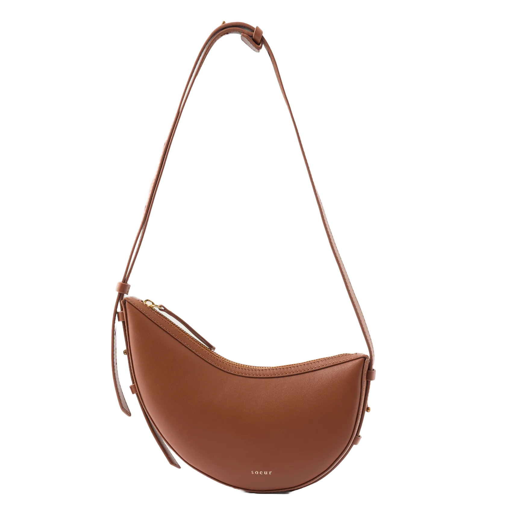 Mini sac à main en cuir Beige WINO MINI