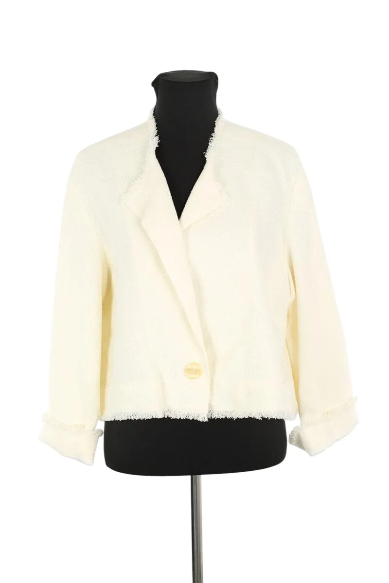 Veste en lin Blanc