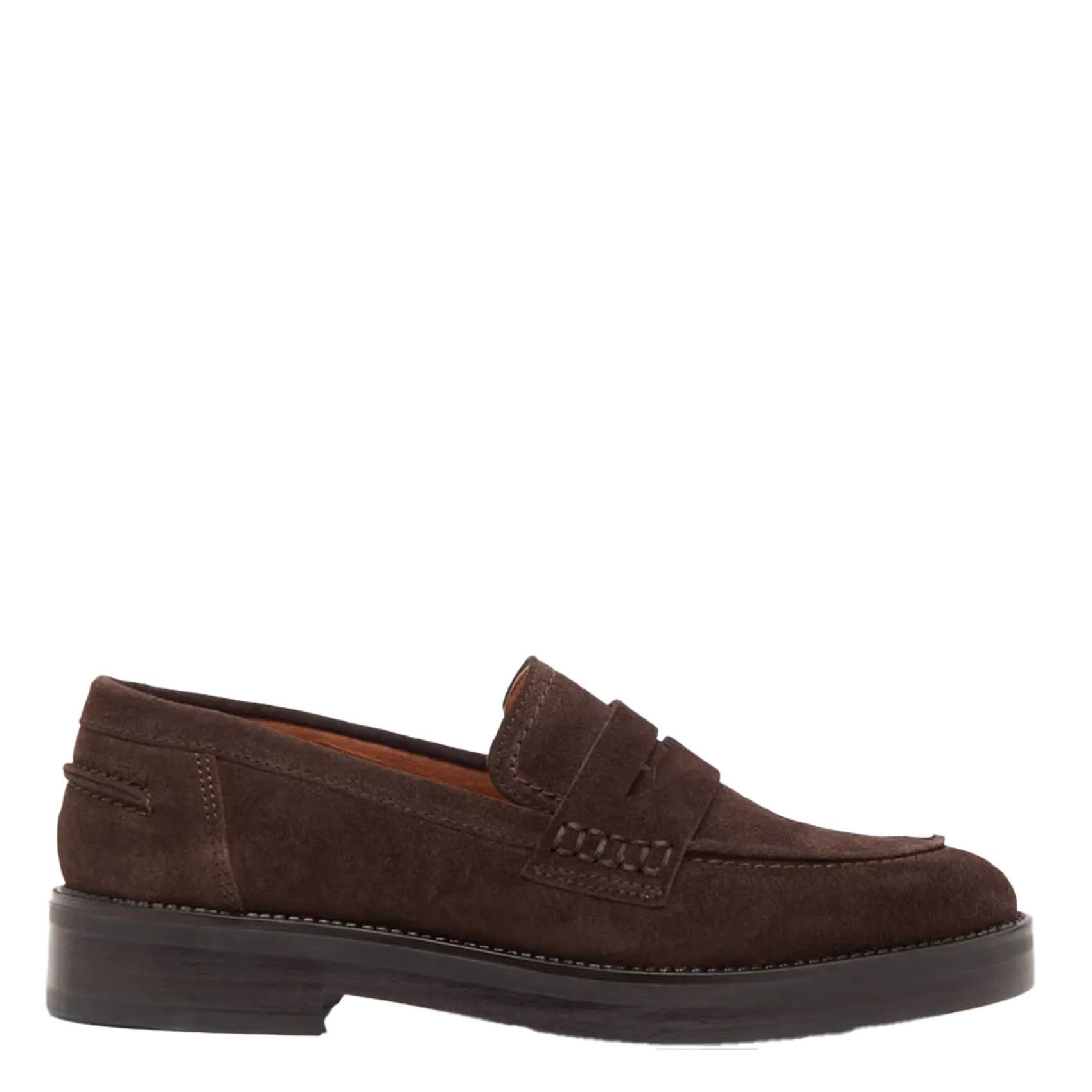 Mocassins en cuir velours Marron MIRNA
