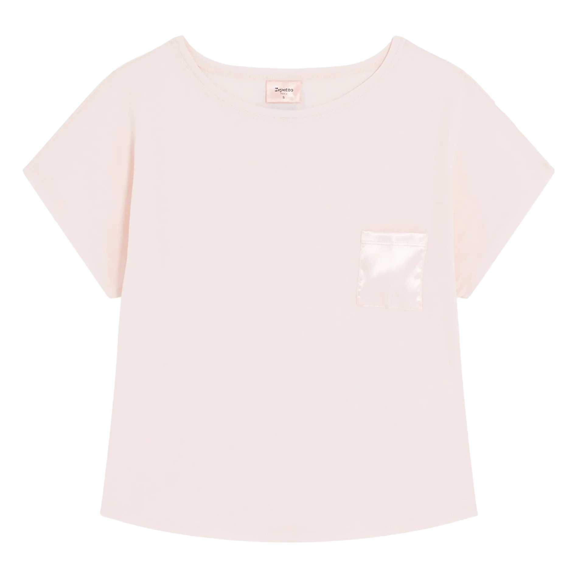 Tee-shit oversize en coton mélangé Rose