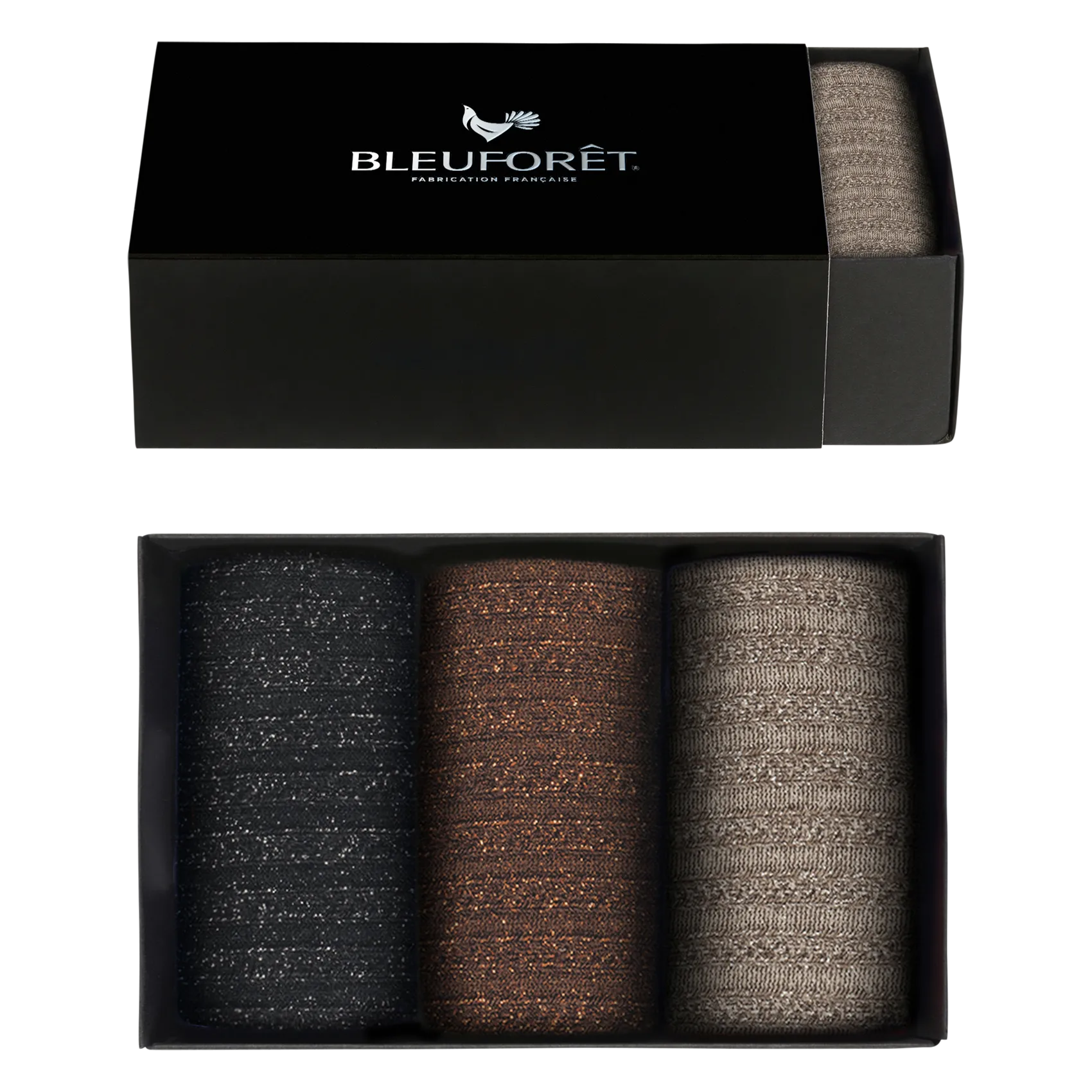 Chaussettes en coton mélangé Argent