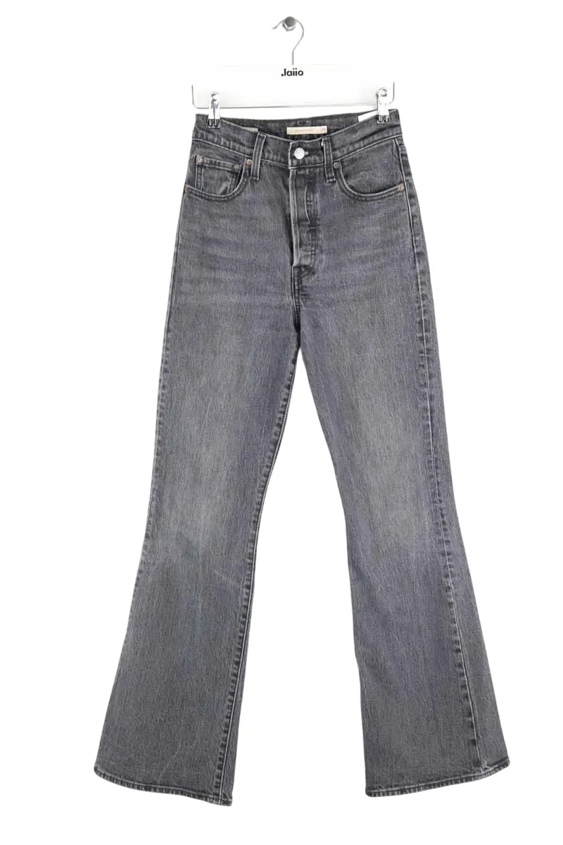Jean bootcut en coton Gris