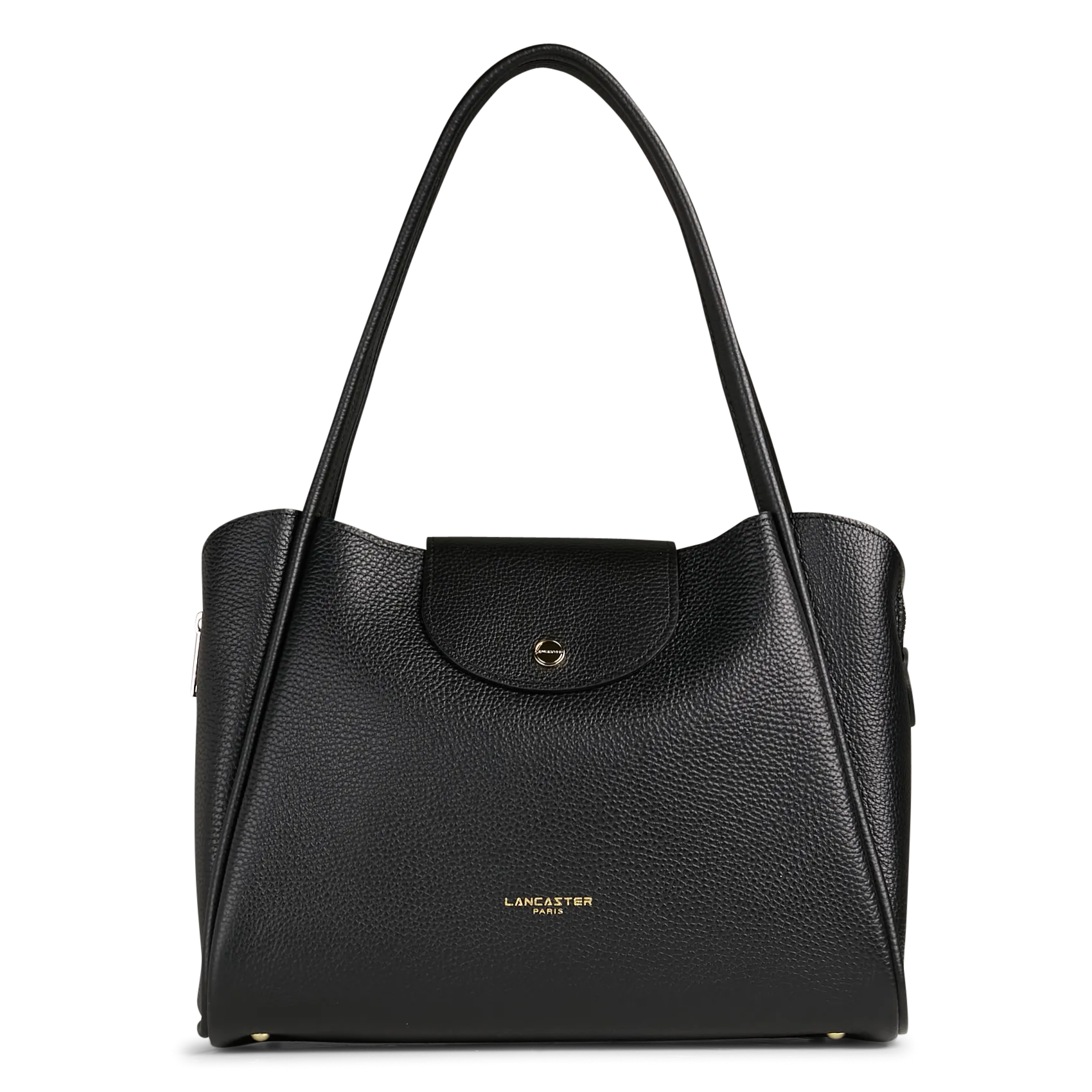 Sac à maine en cuir Noir ALBA