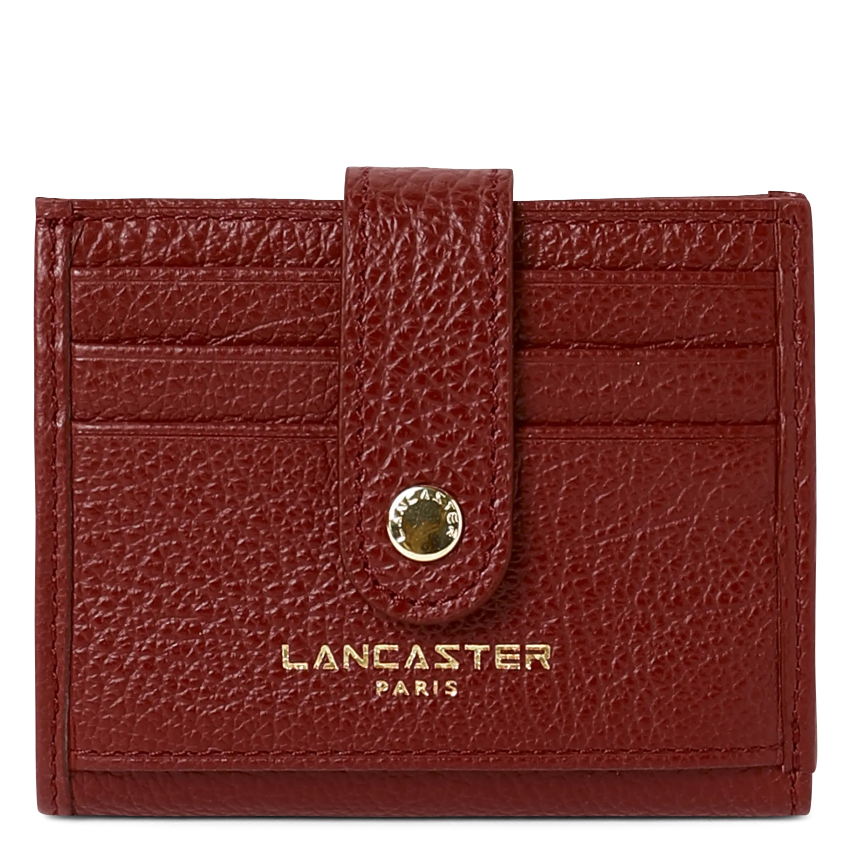 Porte-cartes en cuir Rouge DUNE