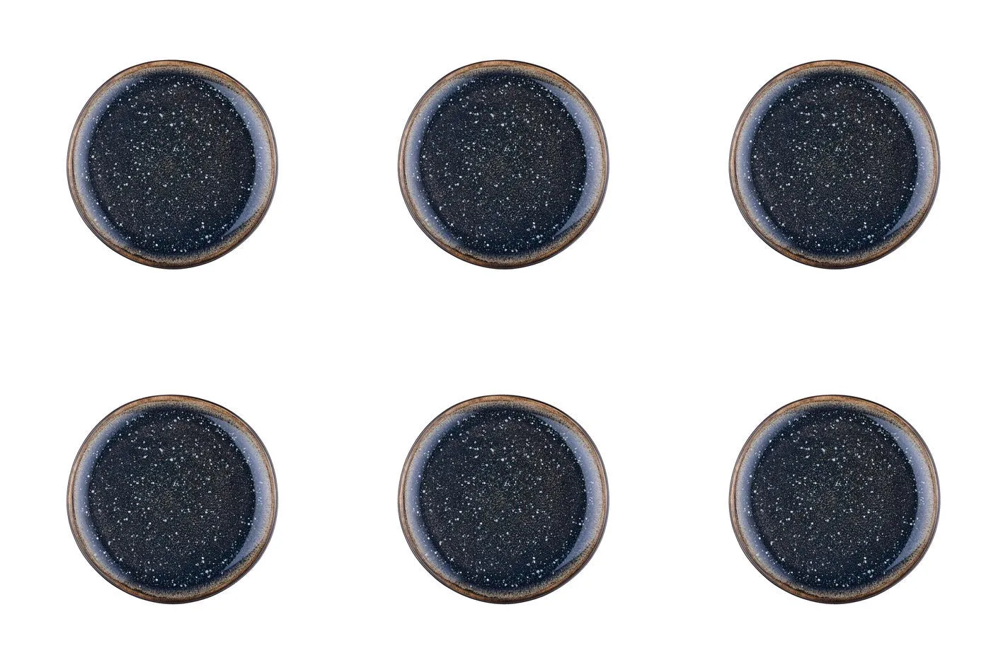 Assiette iris ø16cm - 6 pièces - bleu nuit Bleu