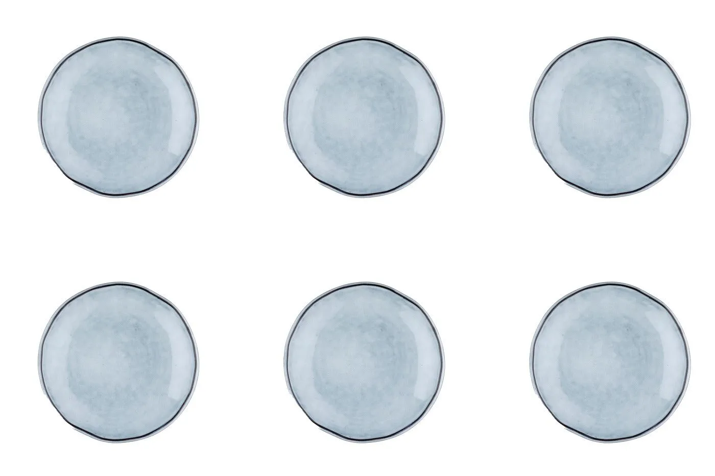 Assiette cloud ø16cm - 6 pièces - gris orage Gris