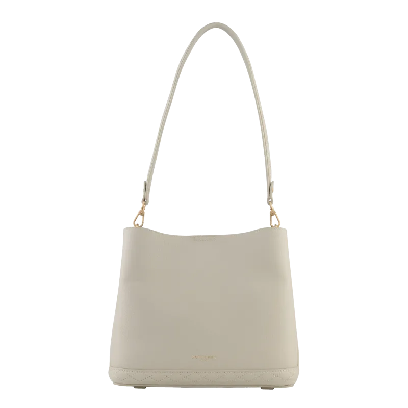 Besace - cuir de vachette Beige MANHATTAN