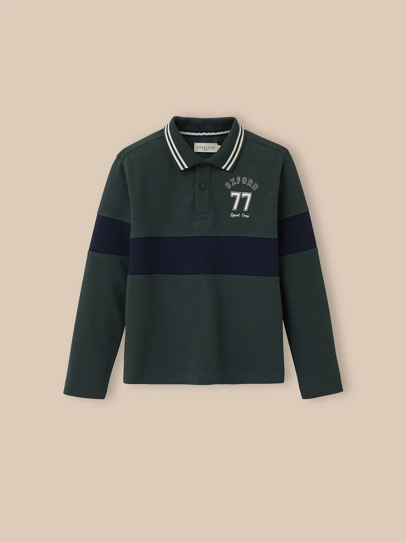 Polo en maille piquée en coton biologique Vert