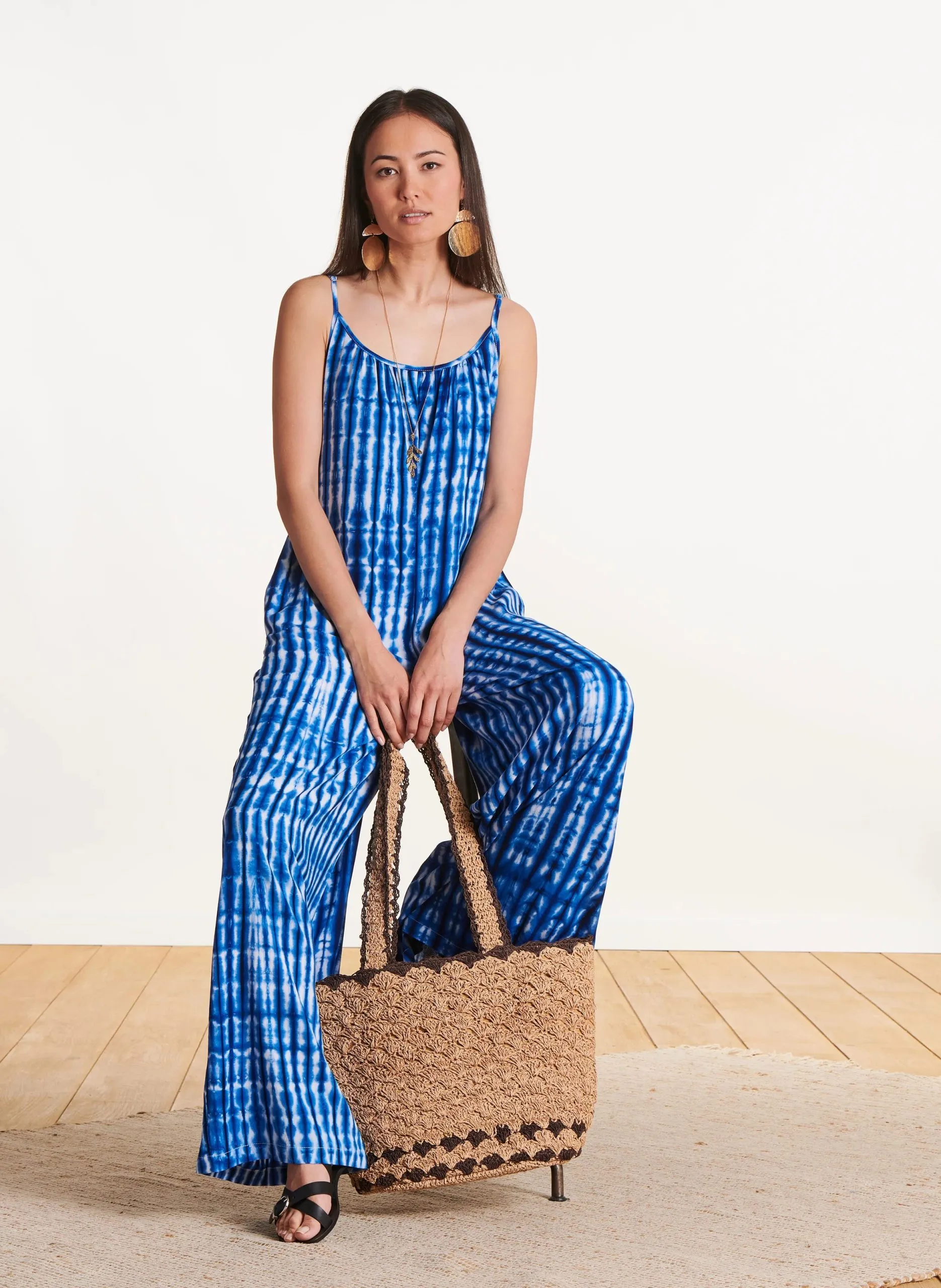 Combinaison imprimée Bleu