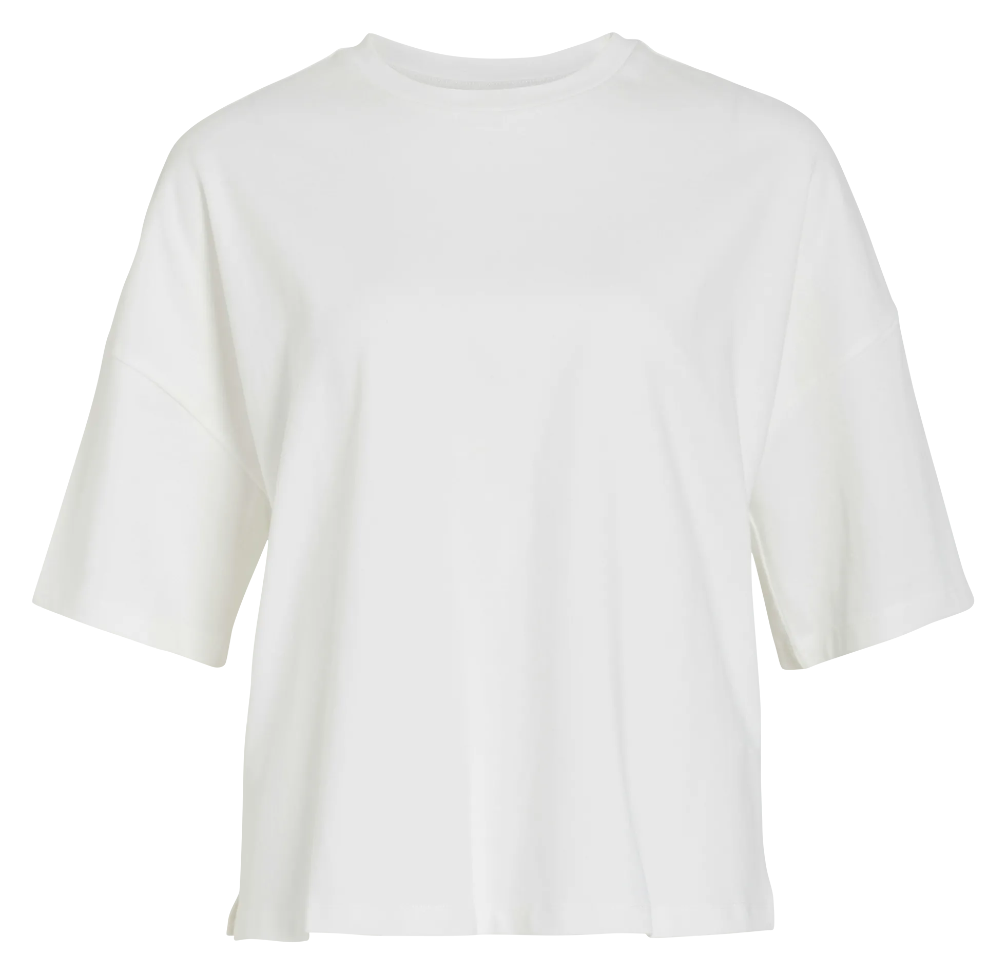 Tee-shirt manches courtes uni Blanc LYRICA