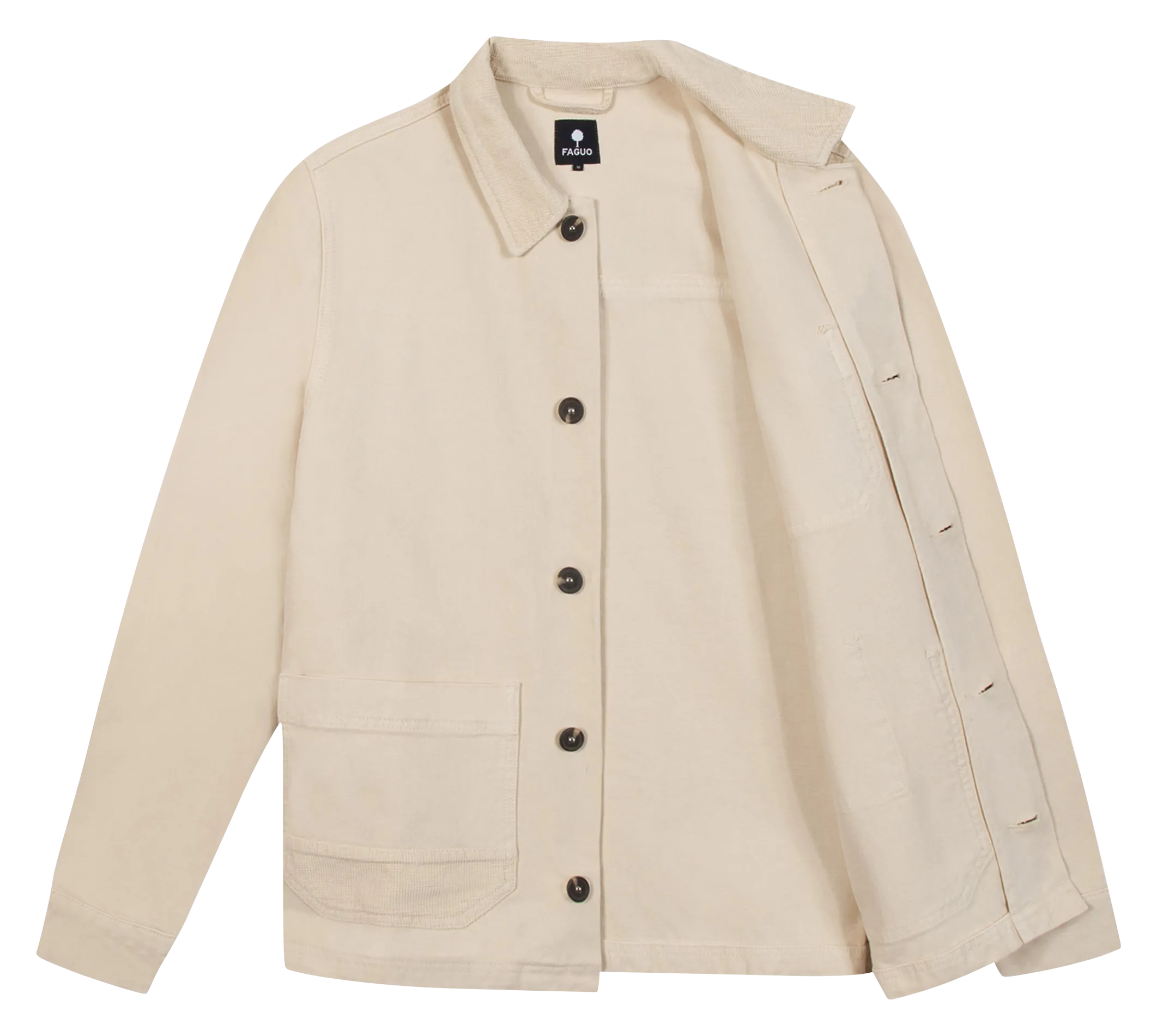 Veste col classique en coton Beige GAVRE