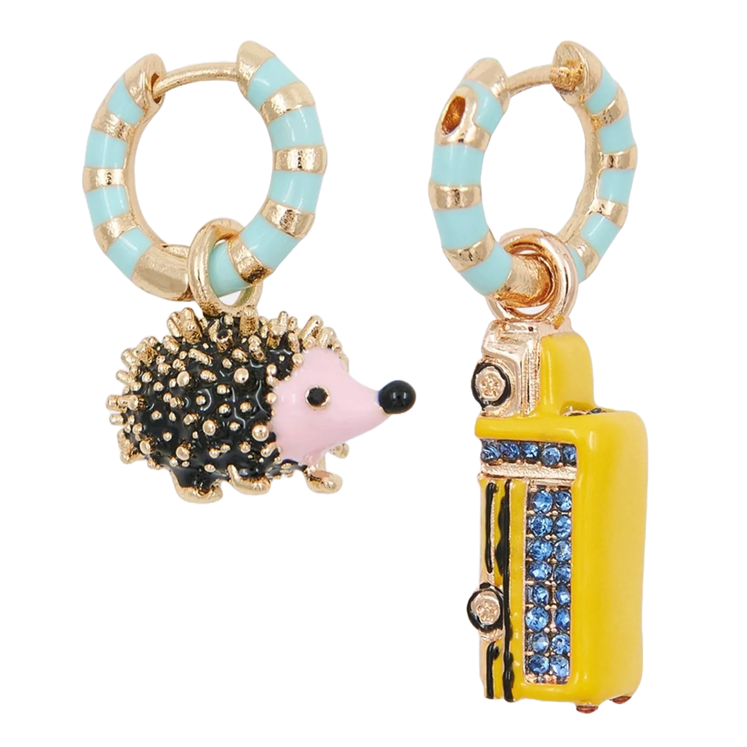 Boucles d'oreilles Bleu ILIFE