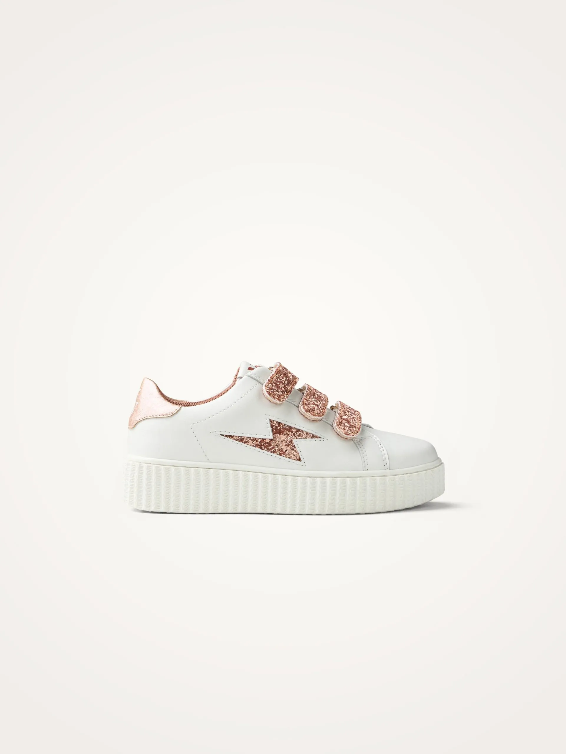 Baskets basses pailletées Rose MINI MAHALIA