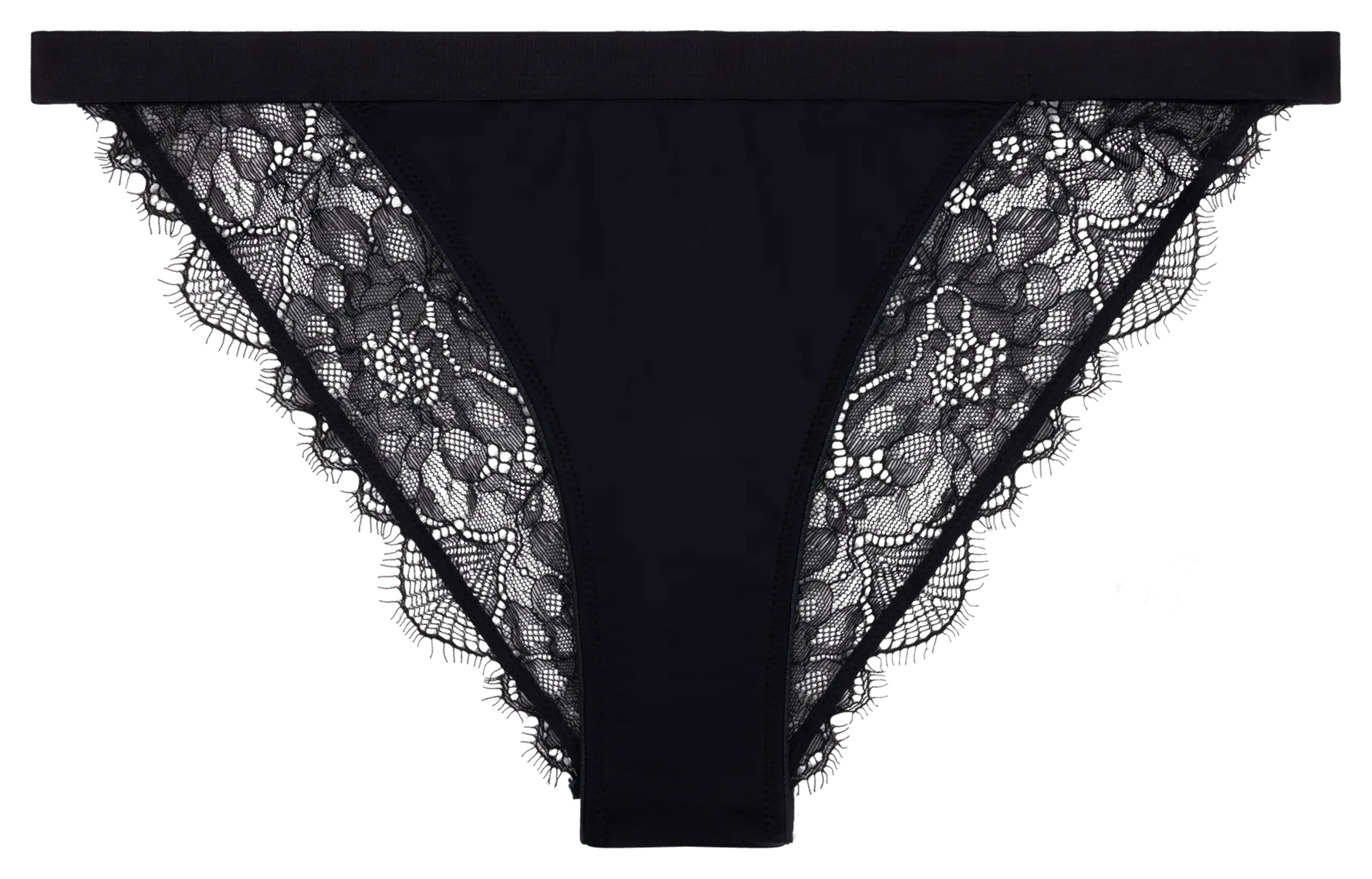 Culotte en dentelle Noir WILD ROSE