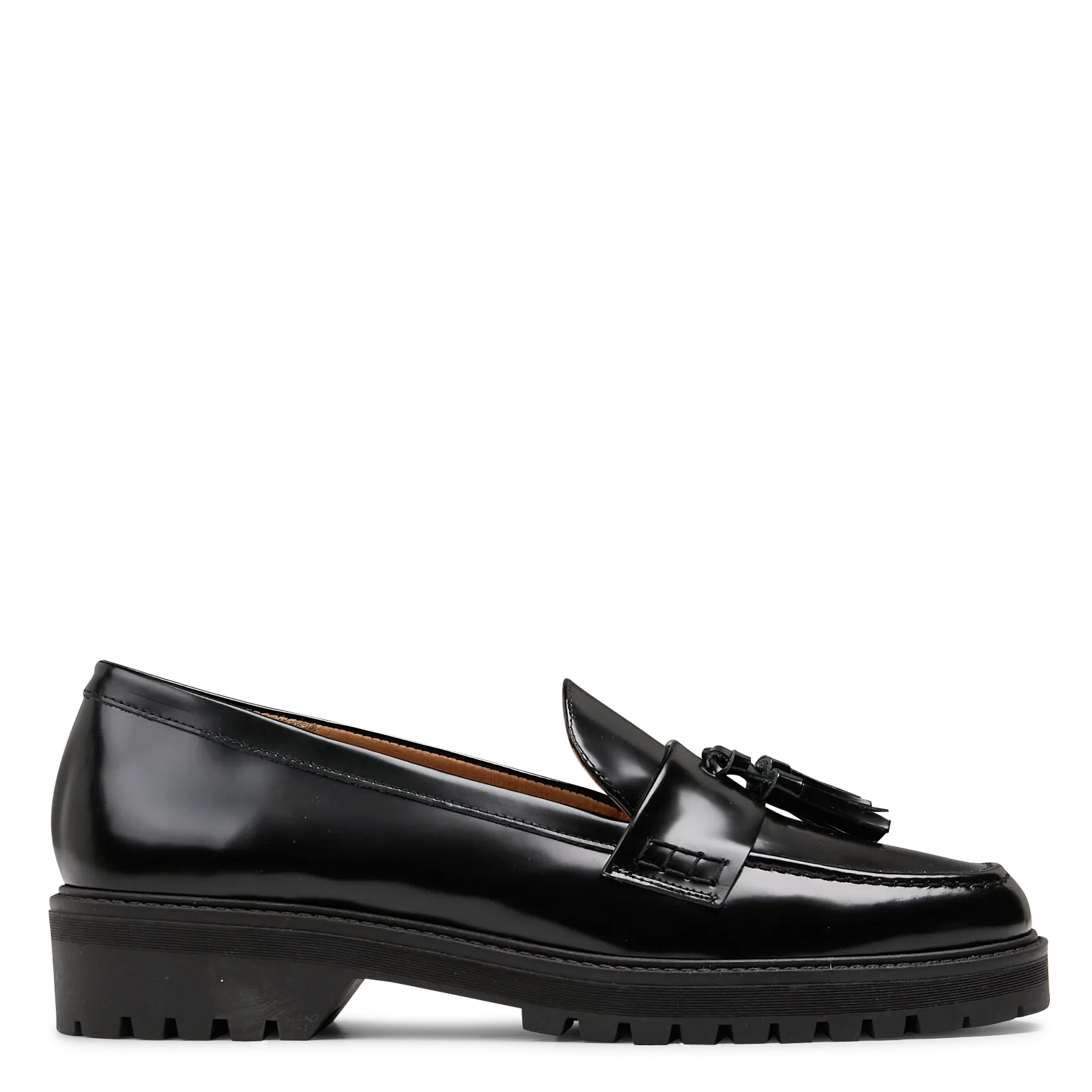 Mocassins en cuir Noir VALENTIN