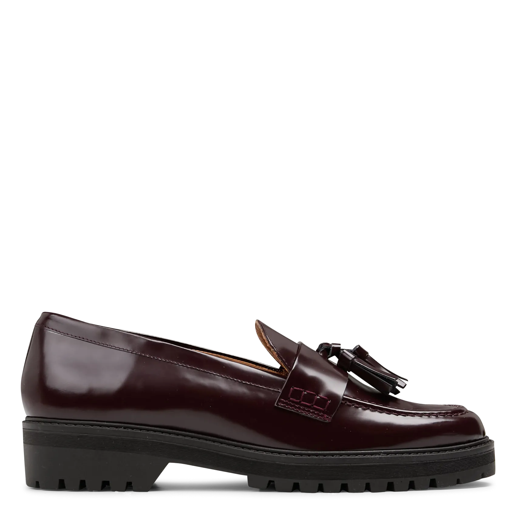 Mocassins en cuir Rouge VALENTIN