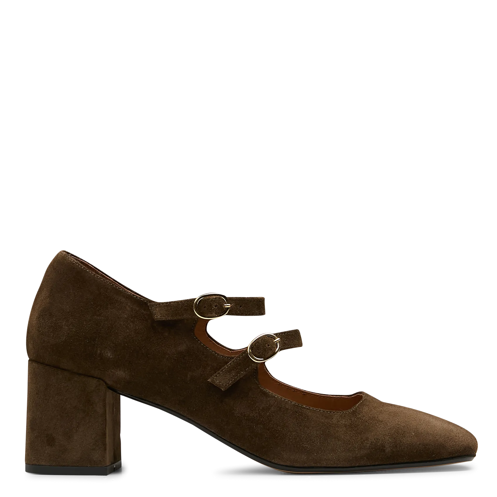 Babies en cuir suede Kaki IRVING