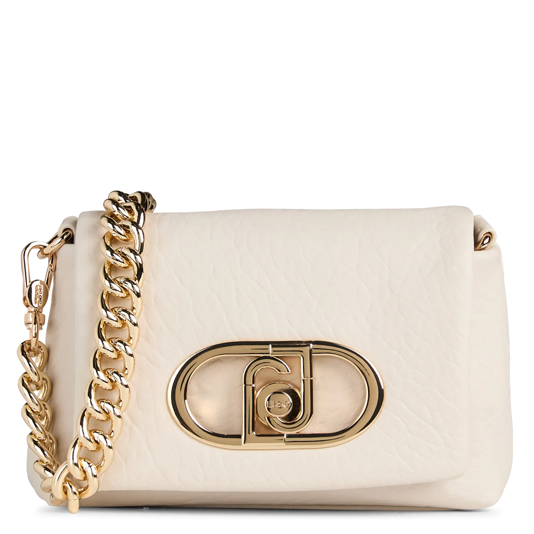 Sac bandoulière aspect cuir Blanc