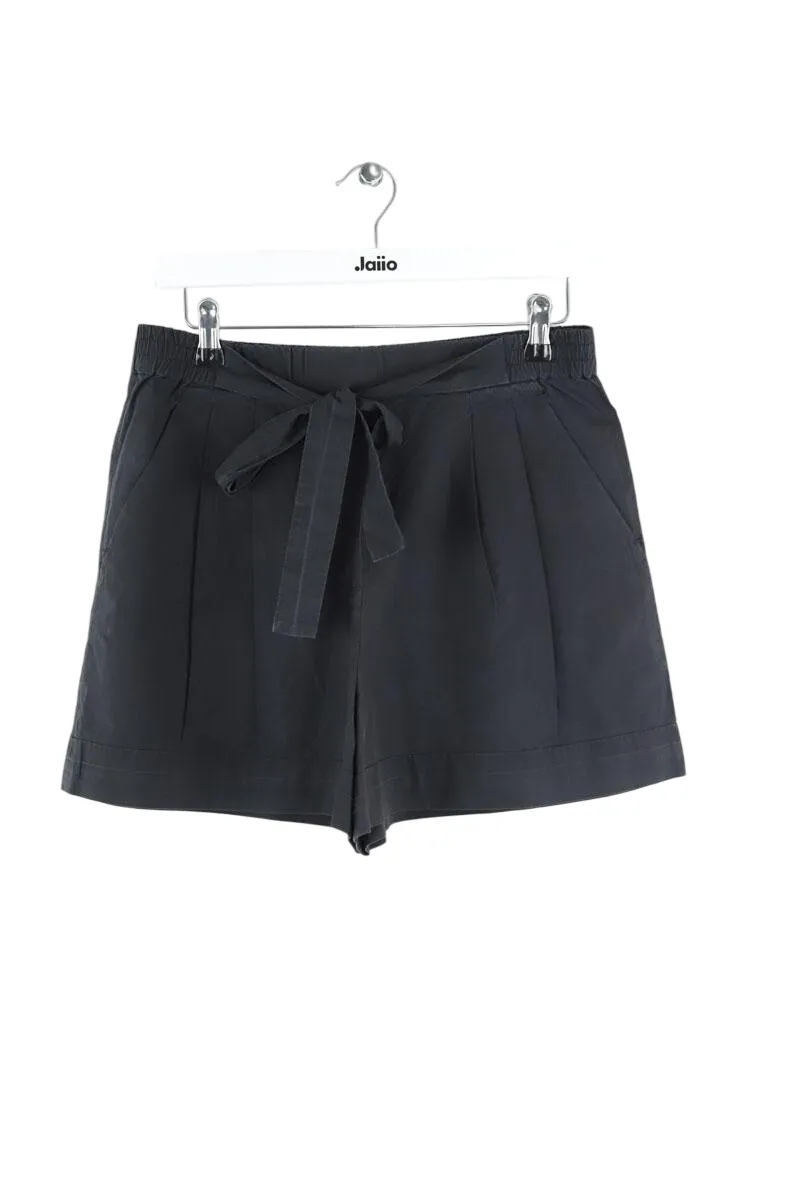 Mini short en coton Noir
