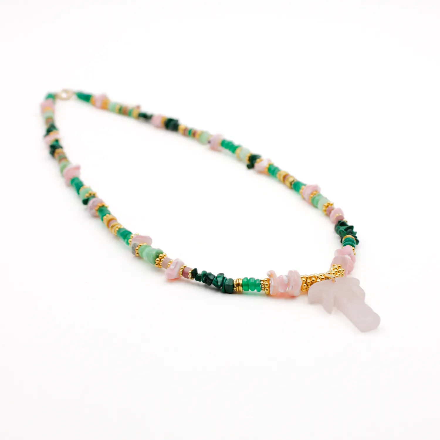 Collier heishi palmier - christelle Doré