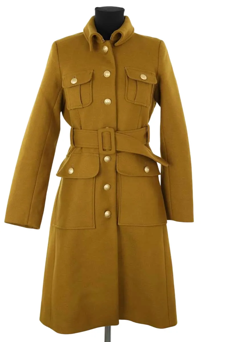 Manteau en laine Marron