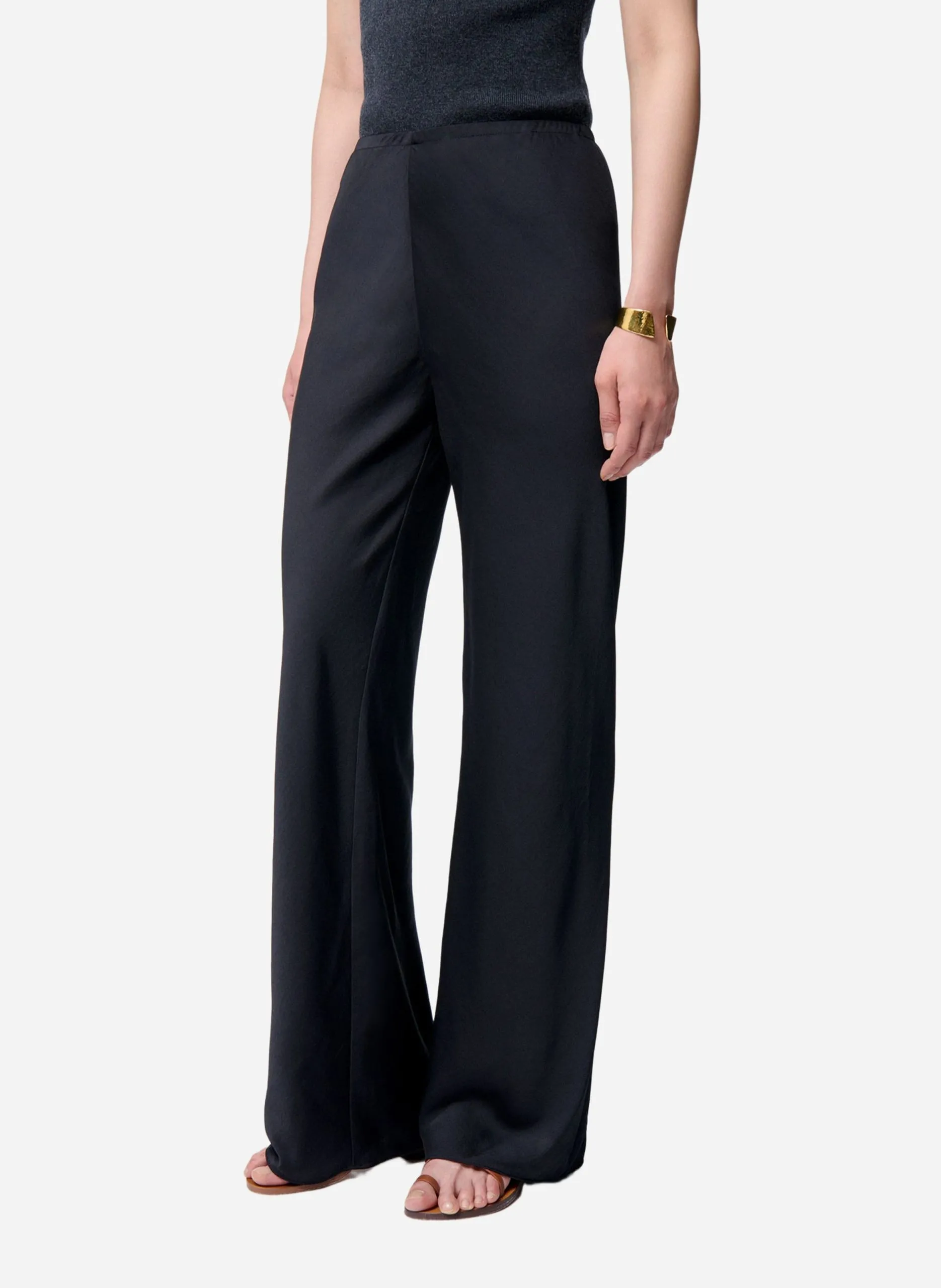 Pantalon ample Noir ESSAID