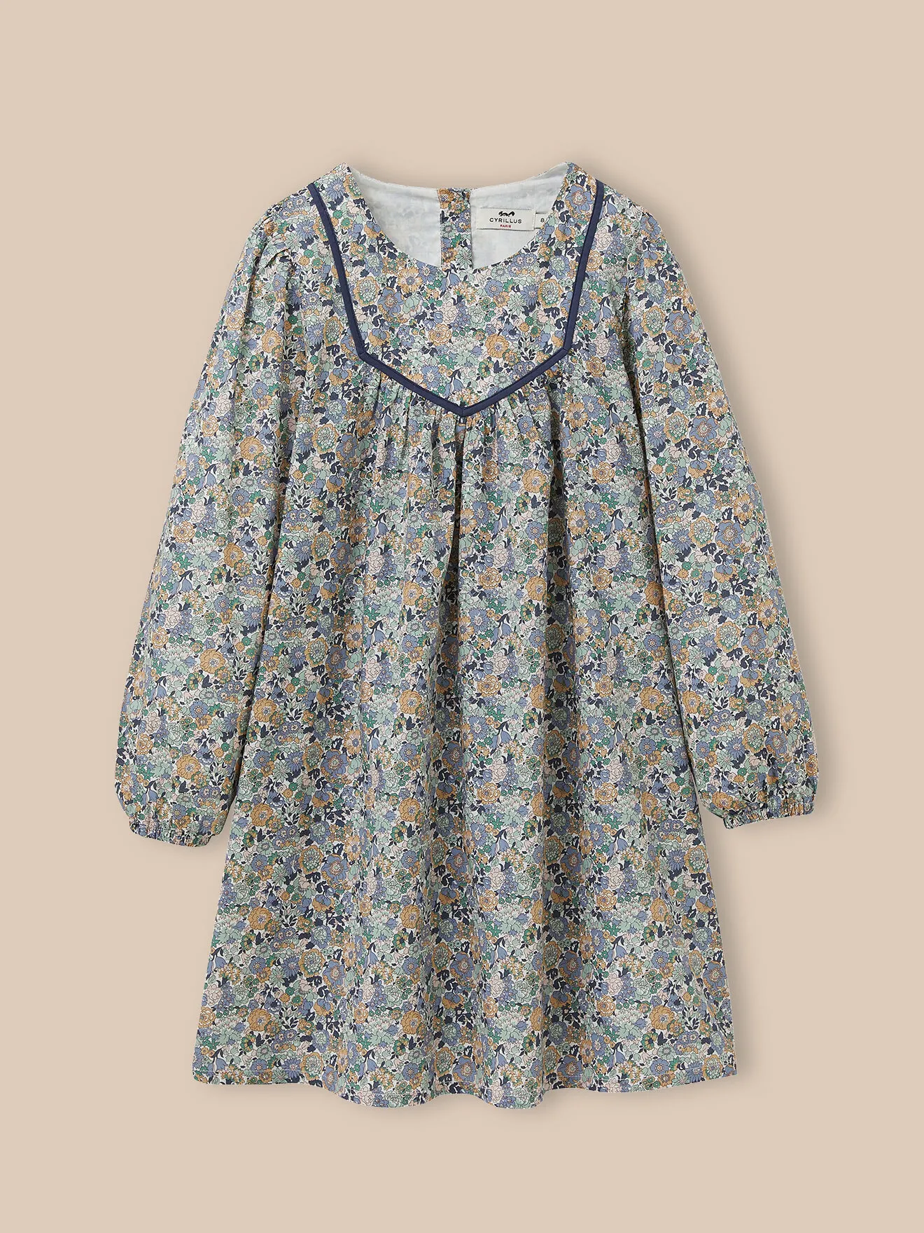 Robe en tissu liberty annie may Vert