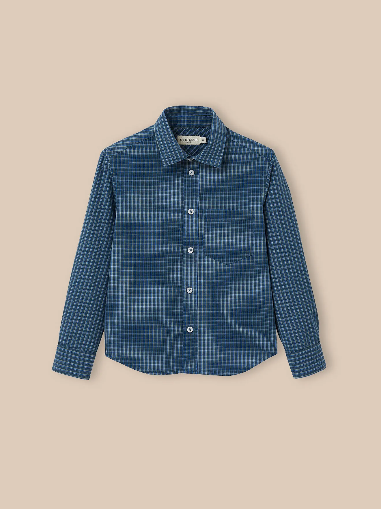 Chemise à carreaux Rouge