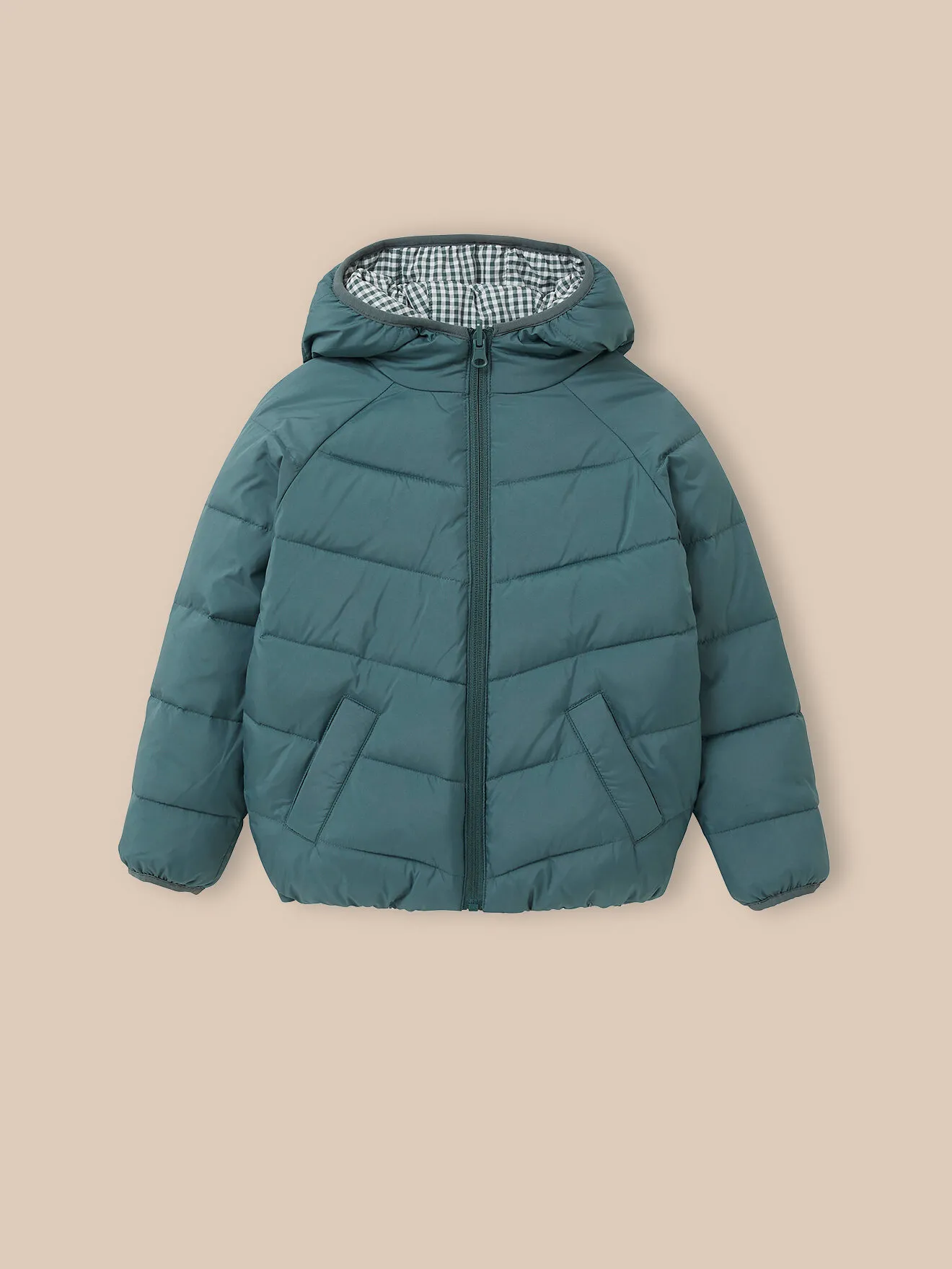 Doudoune réversible effet 2 en 1 Vert