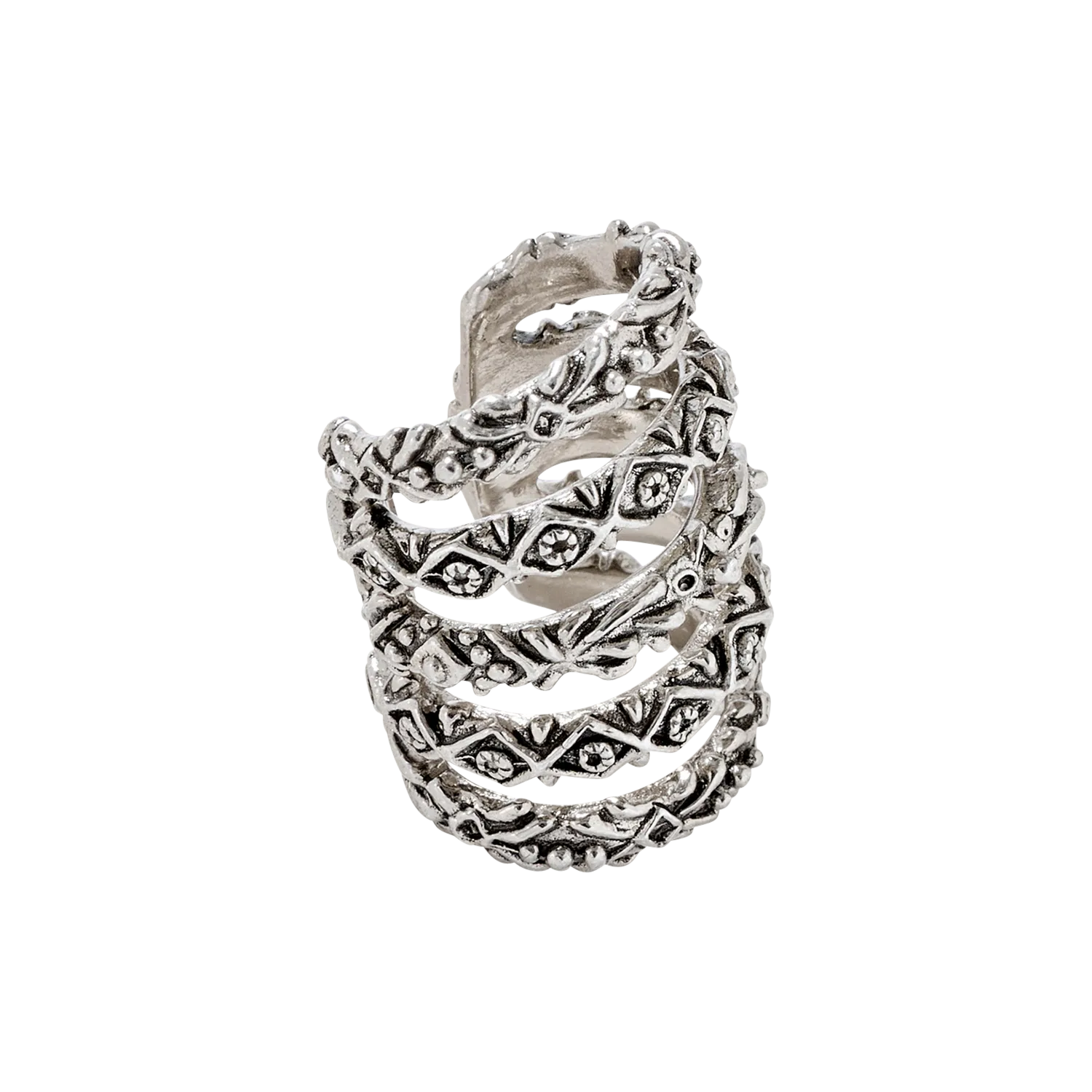 Boucle d'oreille earcuff Argent IMANI