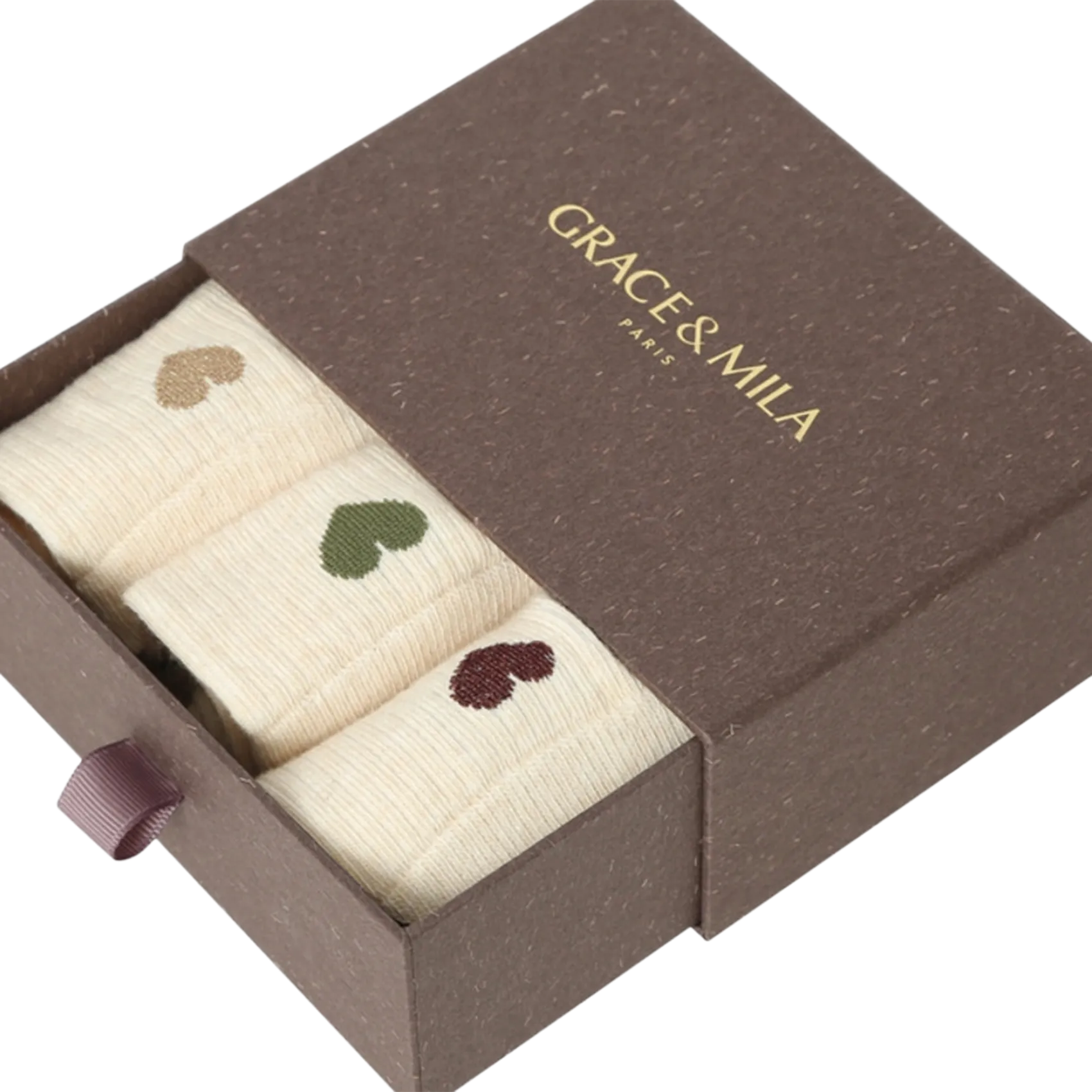 Coffret de chaussettes en coton mélangé à motif Multicolore SATINE