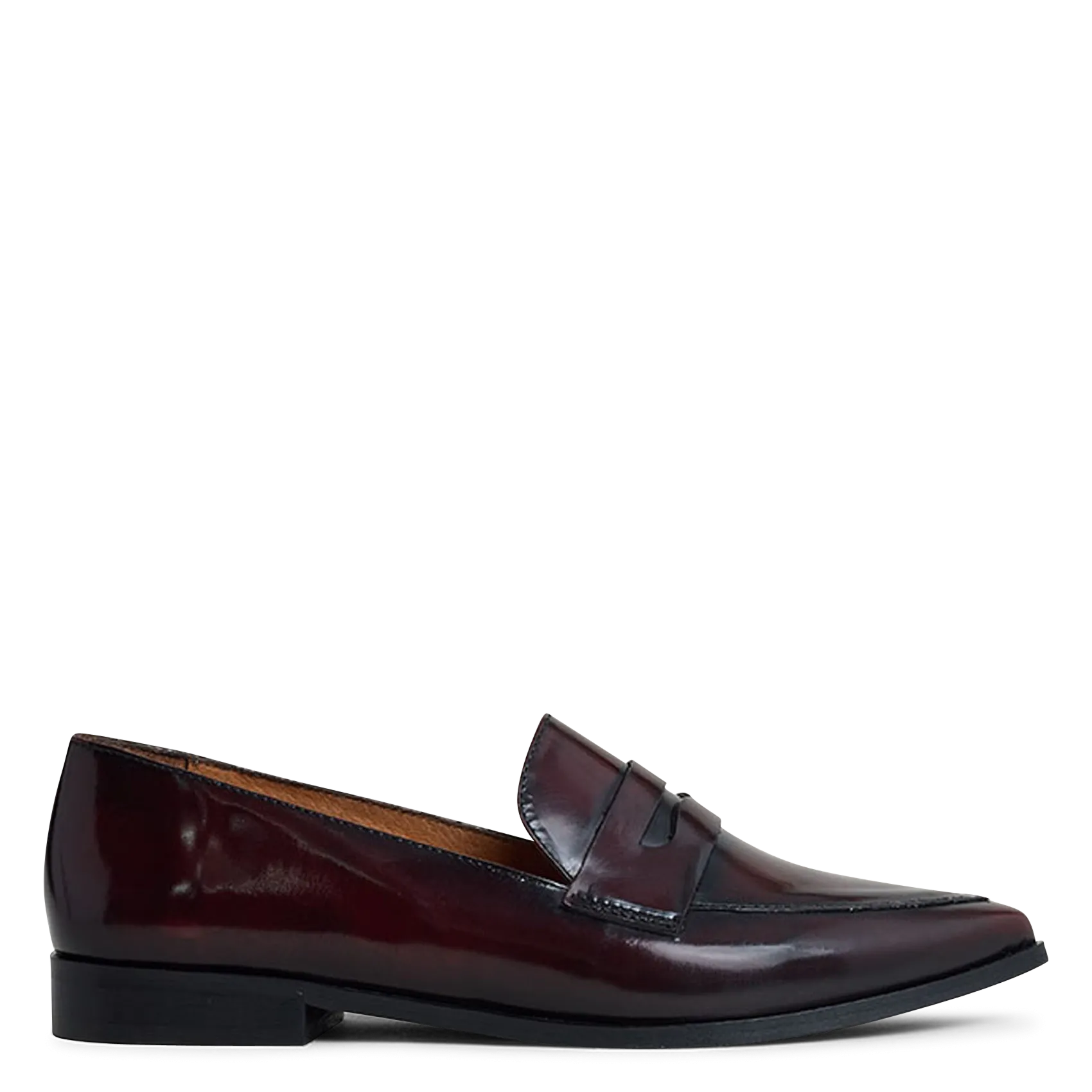 Mocassins en cuir Rouge AMIDA