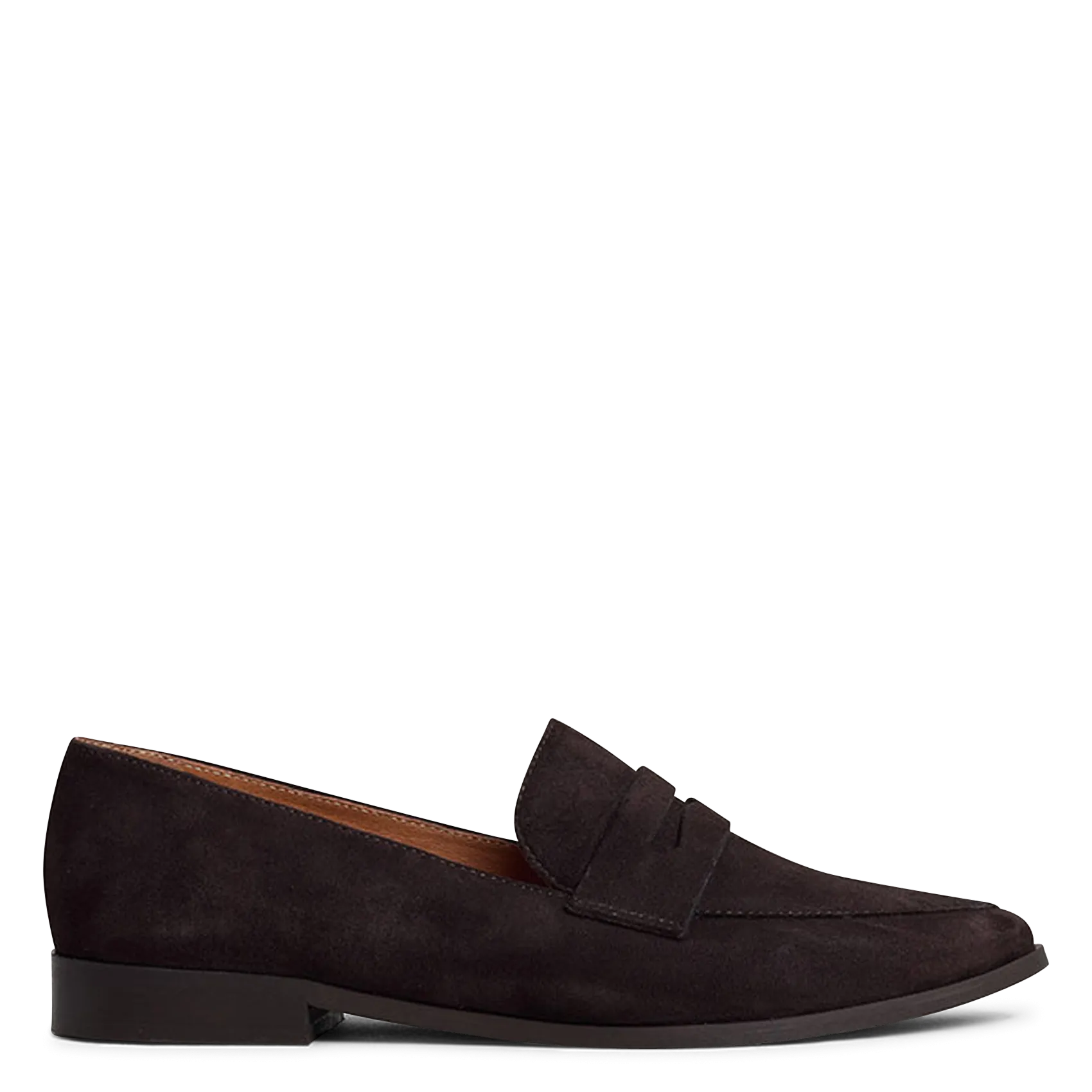 Mocassins en cuir velours Marron AMIDA