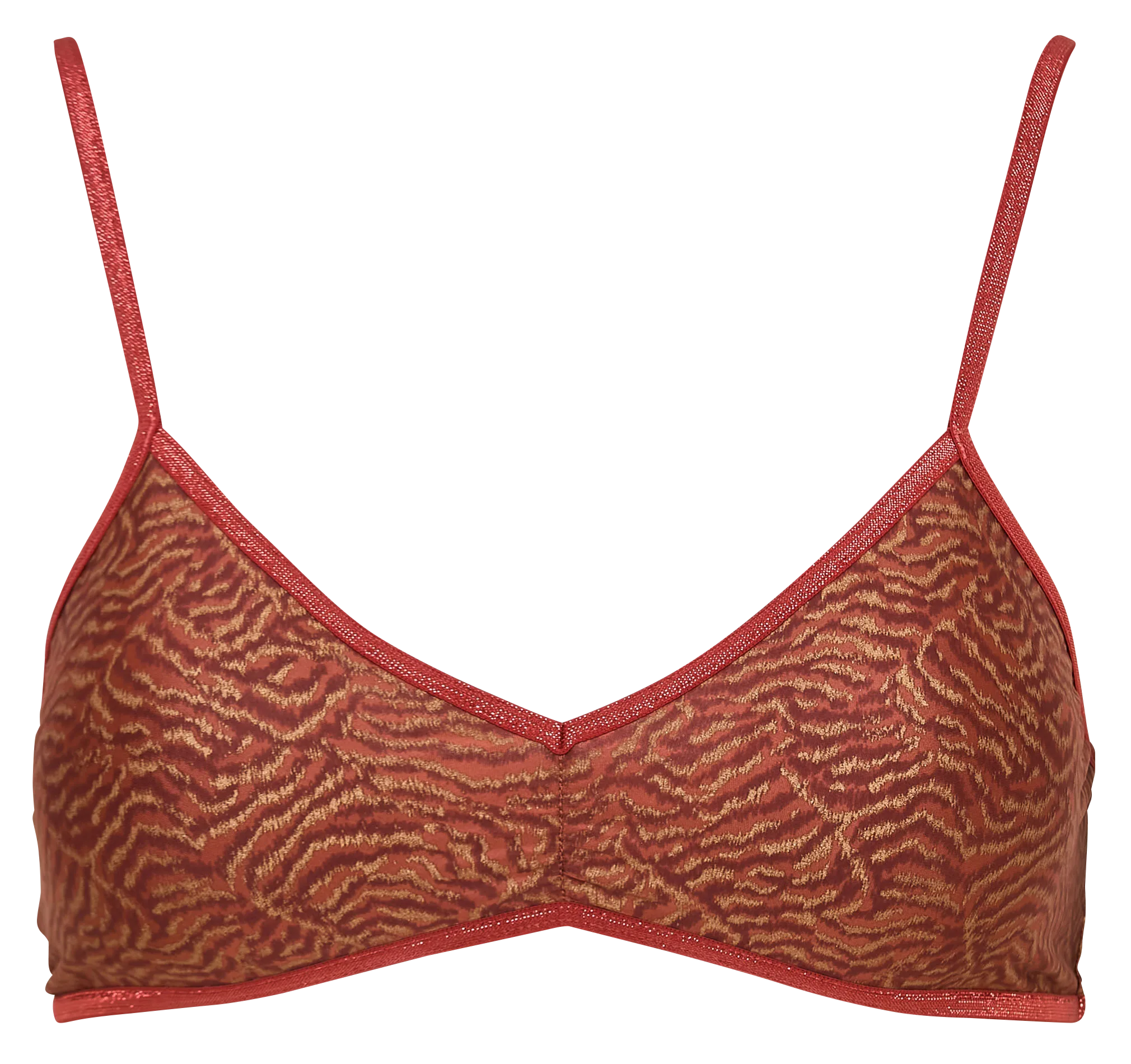 Brassière imprimée Marron GEORGIA