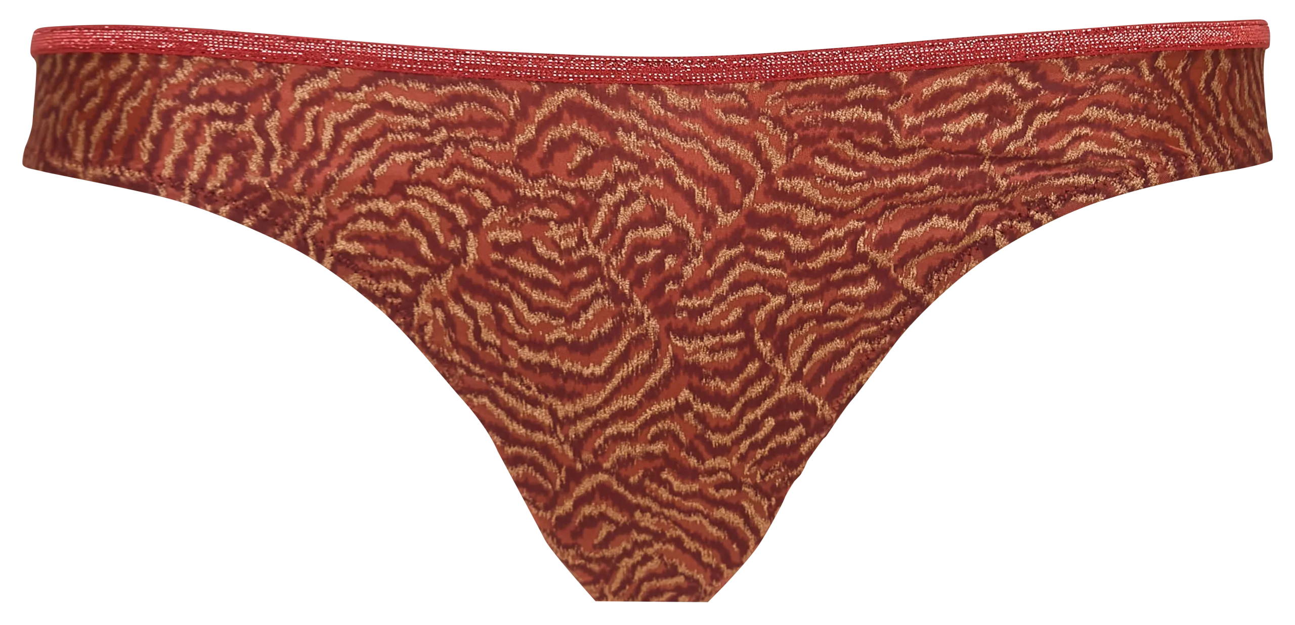 Tanga imprimé Marron FREDDIE