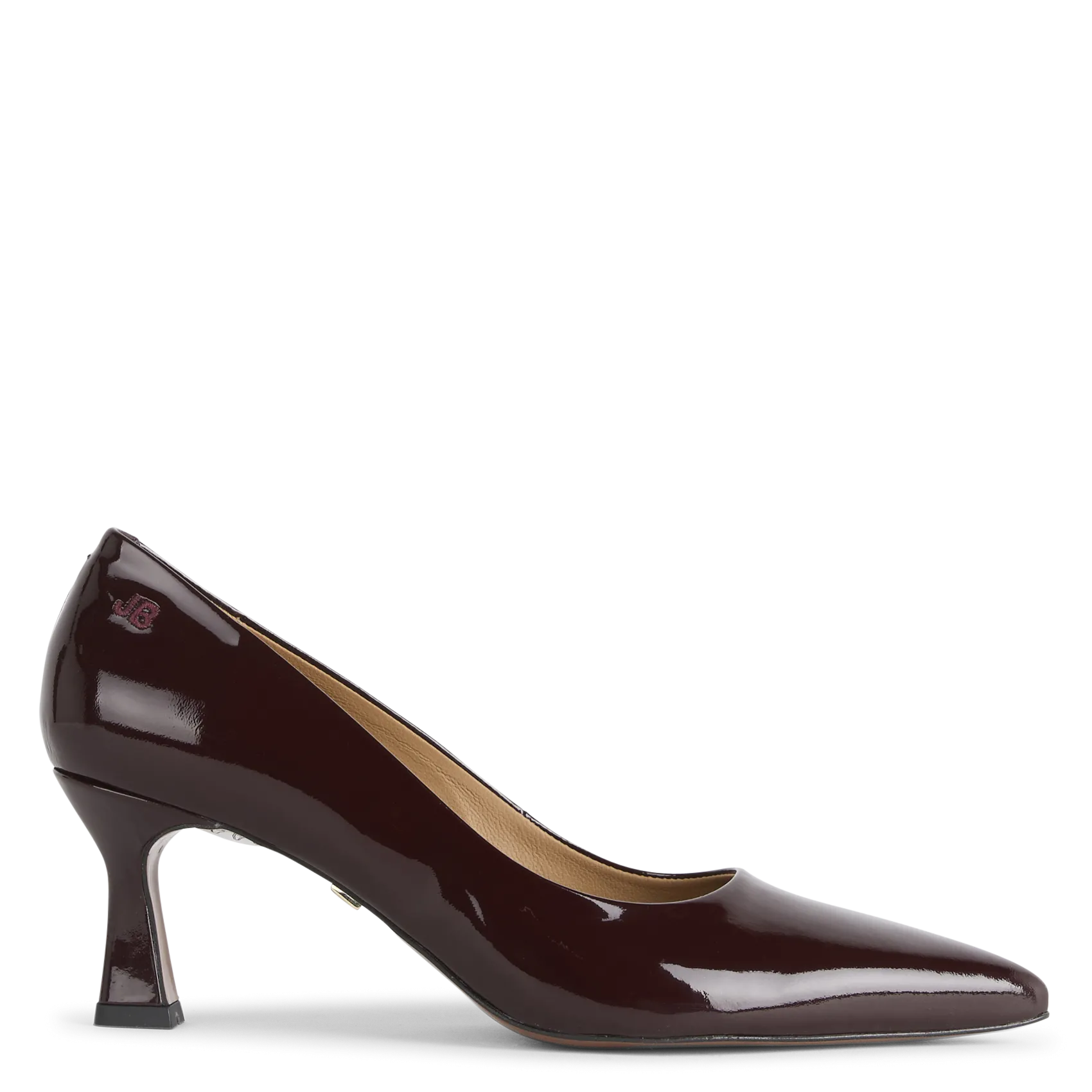 Escarpins en cuir imprimé Rouge LIERRE