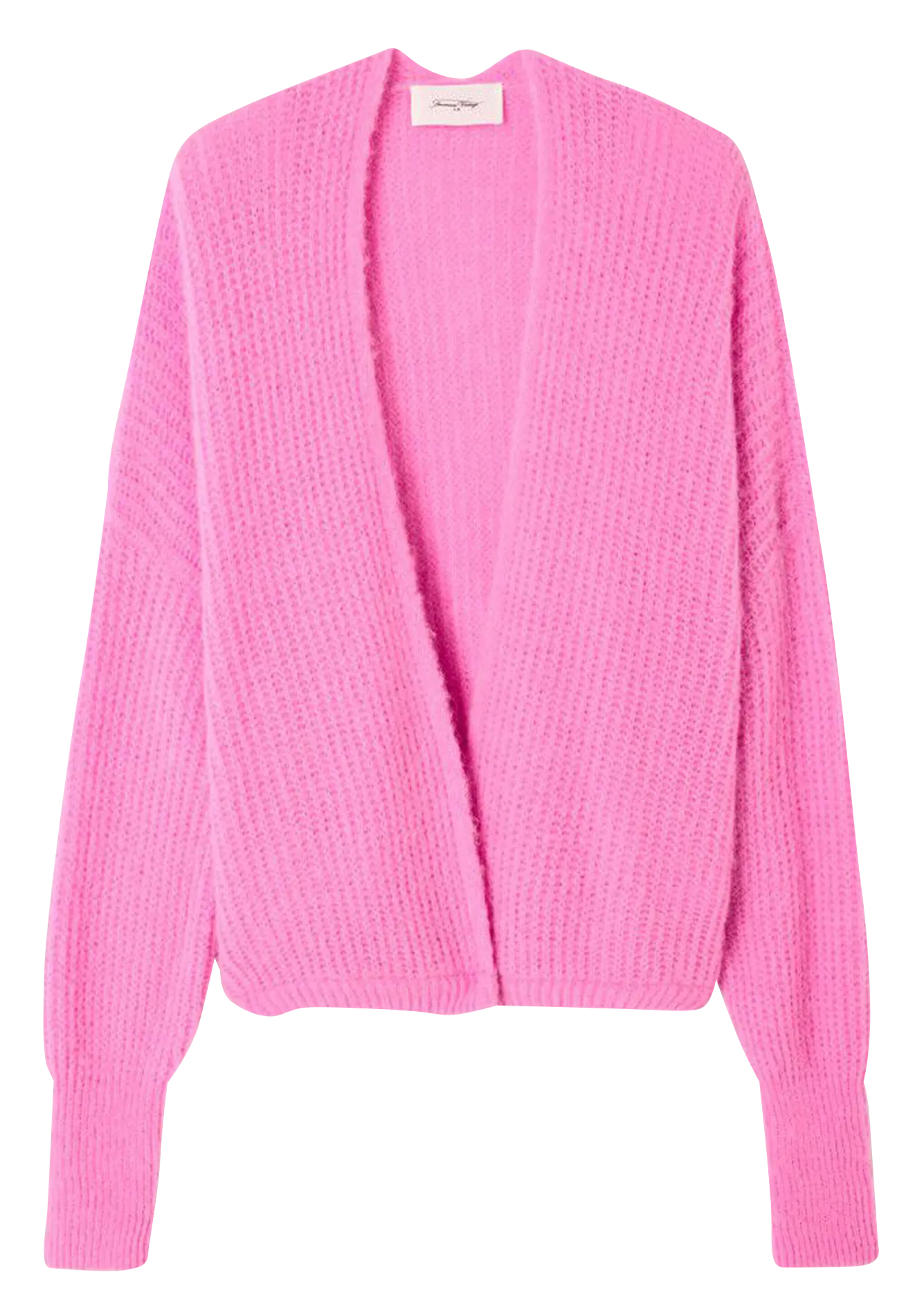 Gilet ouvert en laine et alpaga mélangé Rose EAST