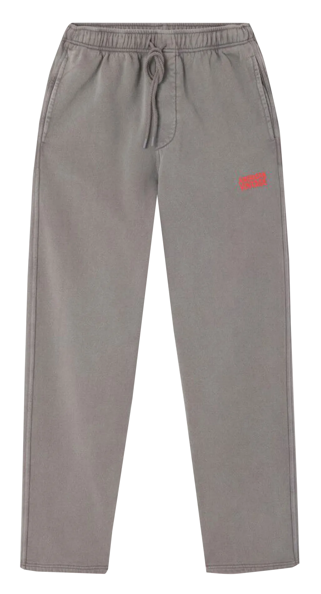Jogging droit en coton Gris PLIZZY