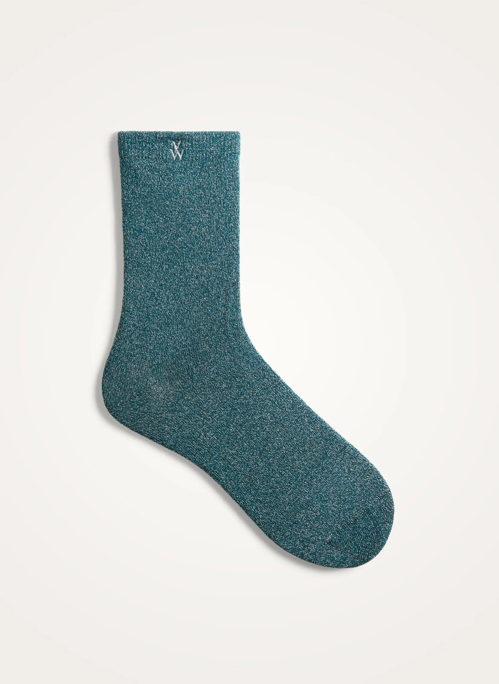 Chaussettes montantes pailletées en coton mélangé Multicolore AMBRE