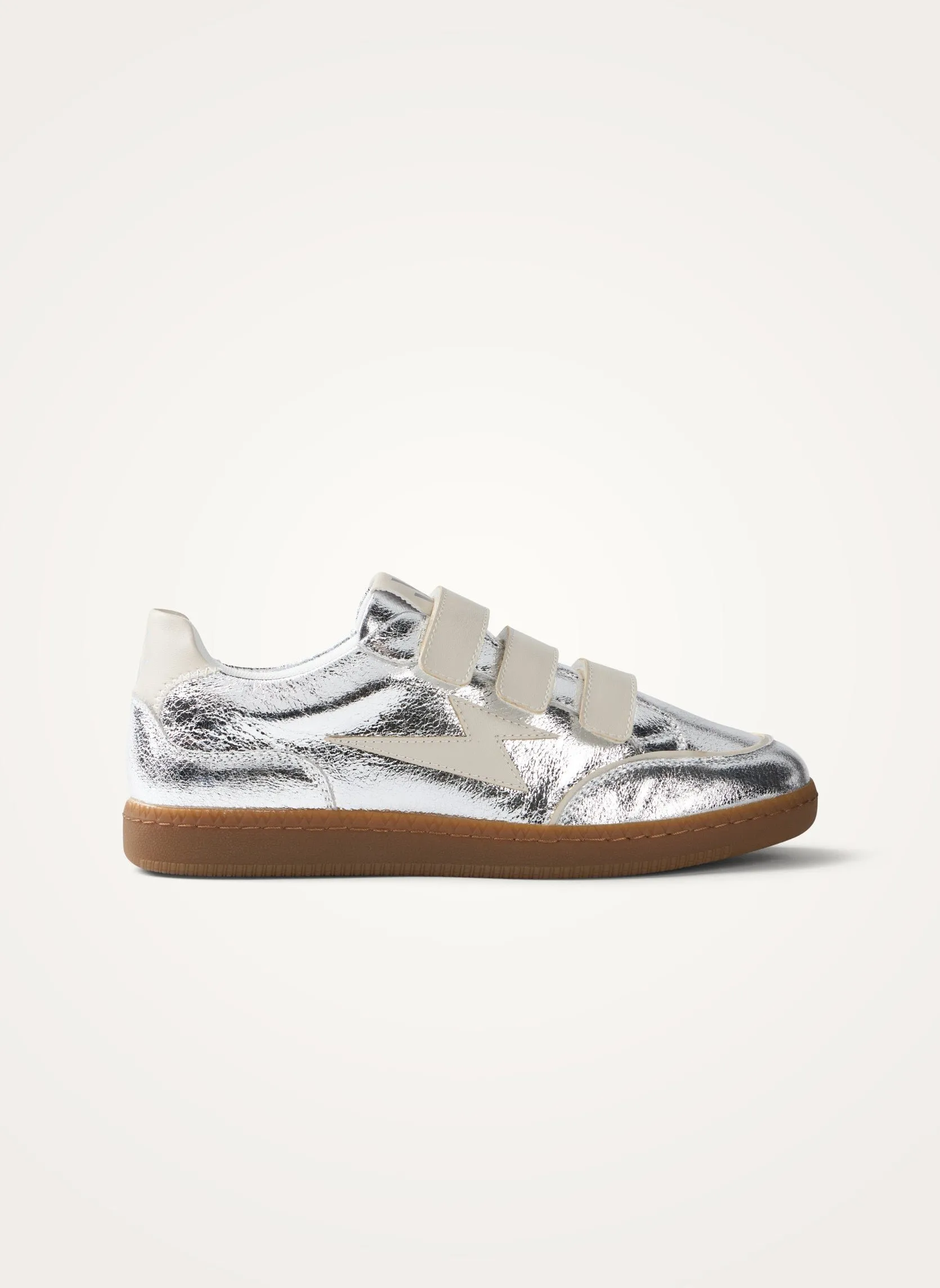 Baskets basses rétro et métallisées Argent TENNESSE