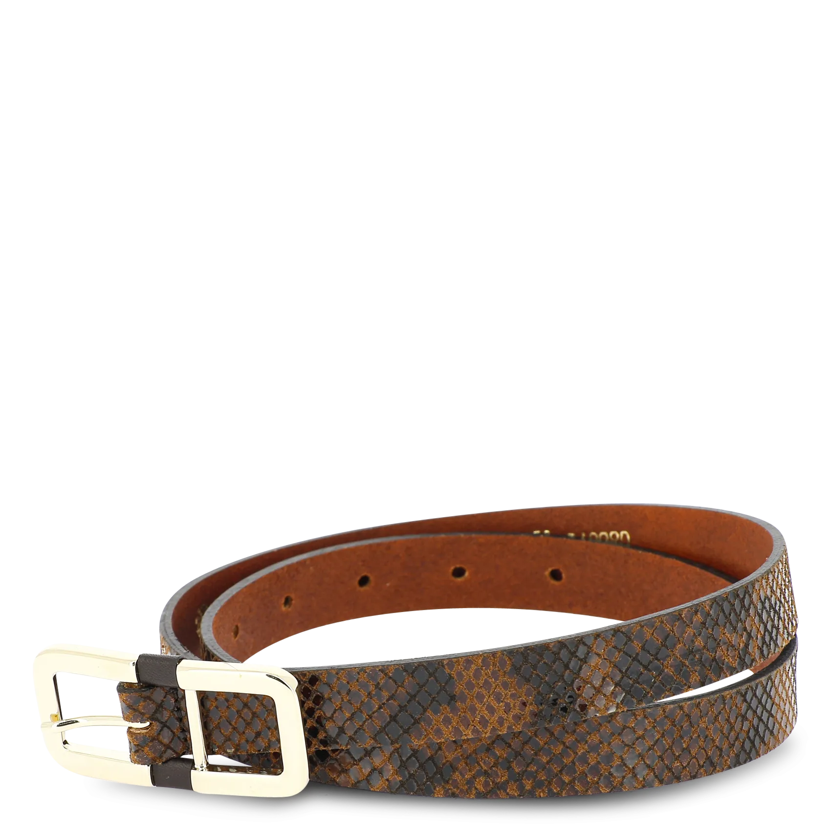 Ceinture en cuir Marron LA MILLAU