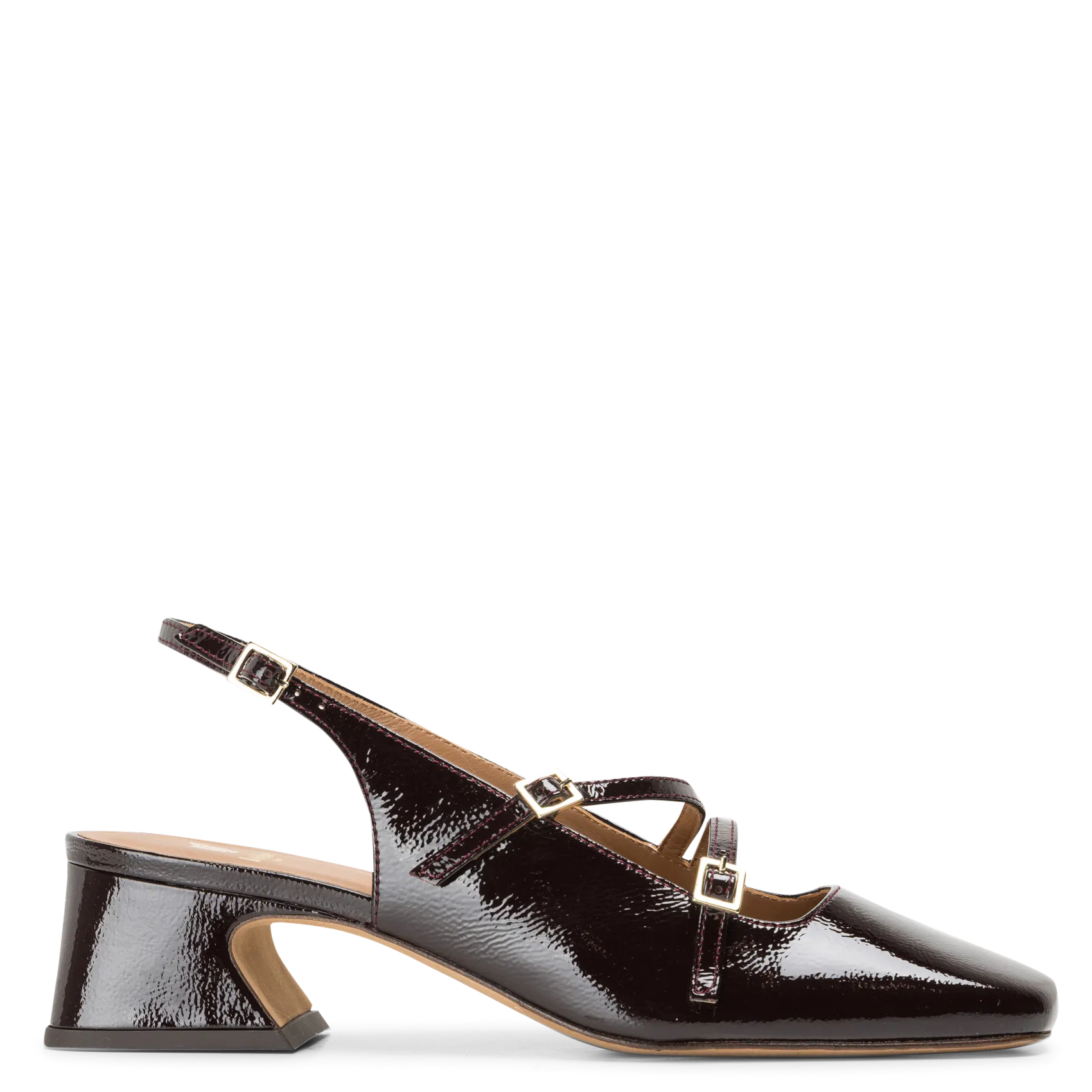 Escarpins en cuir Rouge BECCA