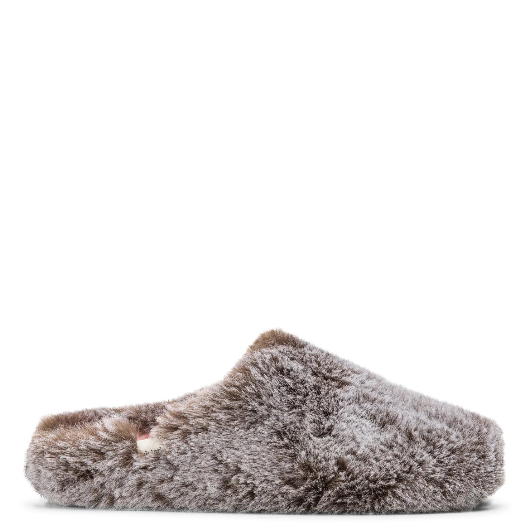 Chaussons en fausse fourrure Marron NORTE