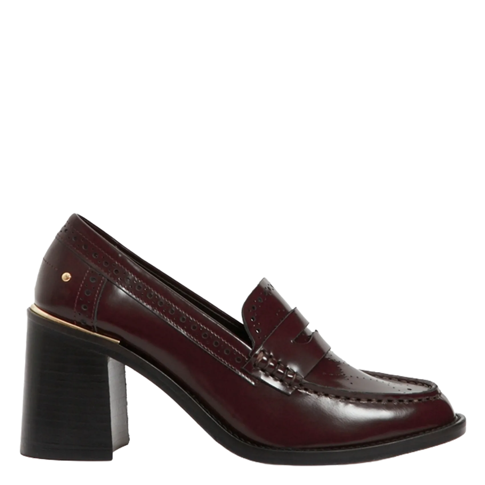 Mocassins à talons Marron