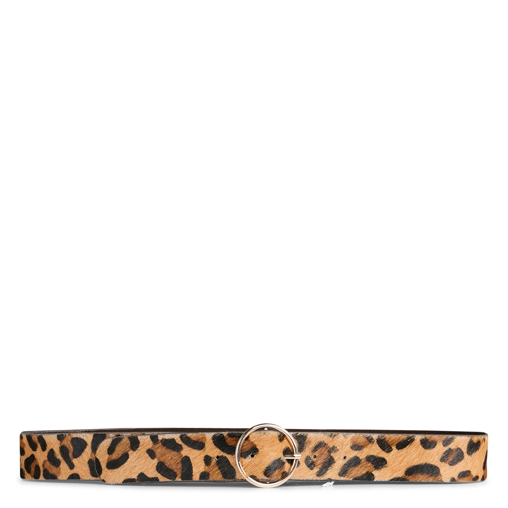 Ceinture en cuir imprimée Marron CHELSEA