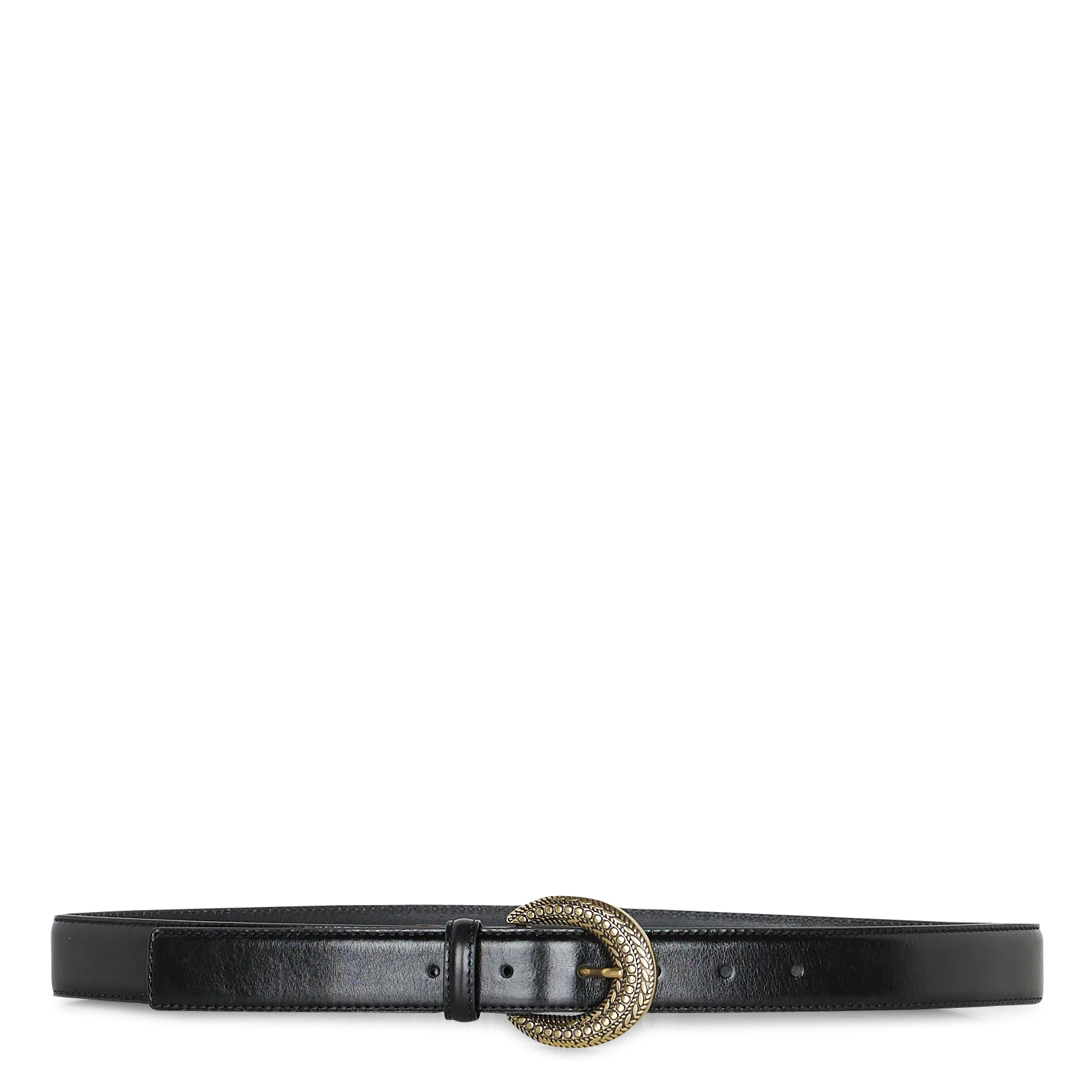 Ceinture en cuir Noir NINA